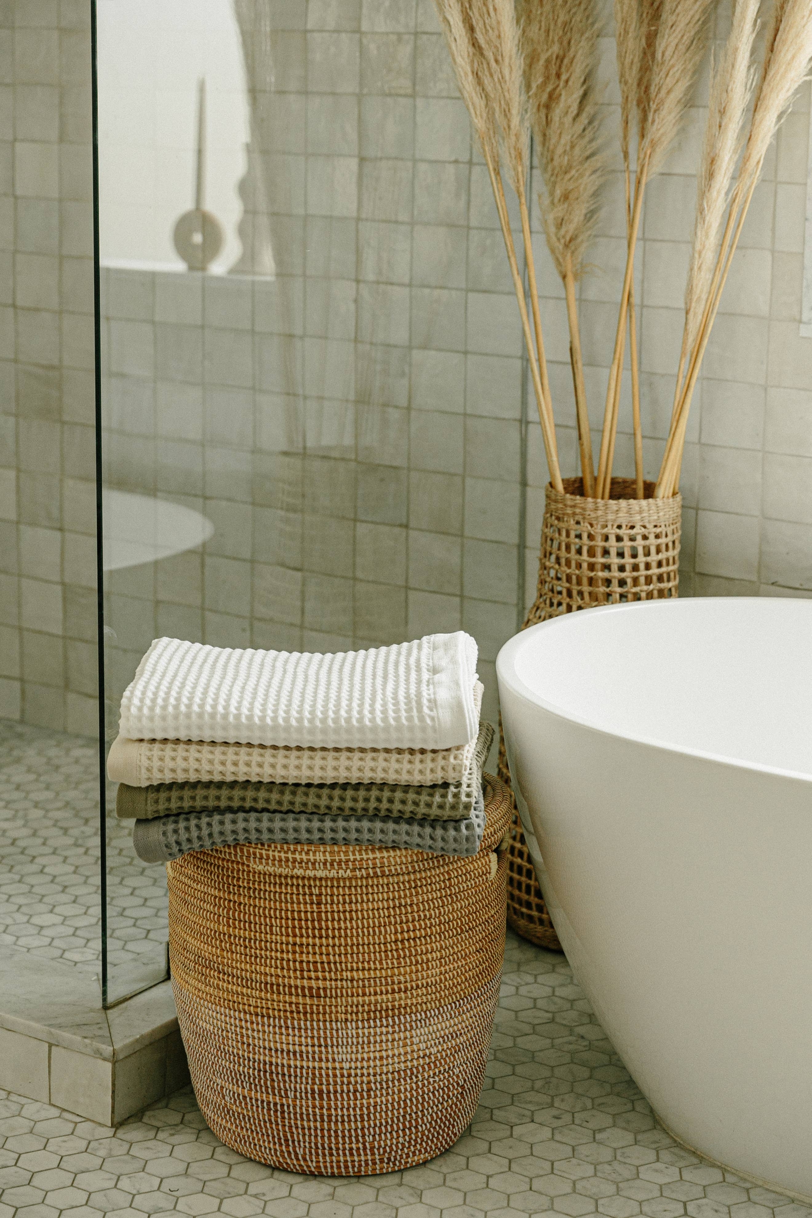 Organic Weightless Waffle Hand Towel