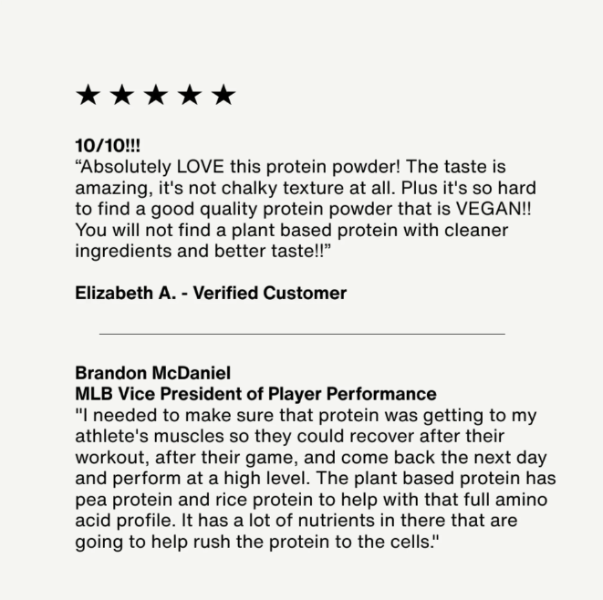 100% Plant Protein Powder - Free Living Co