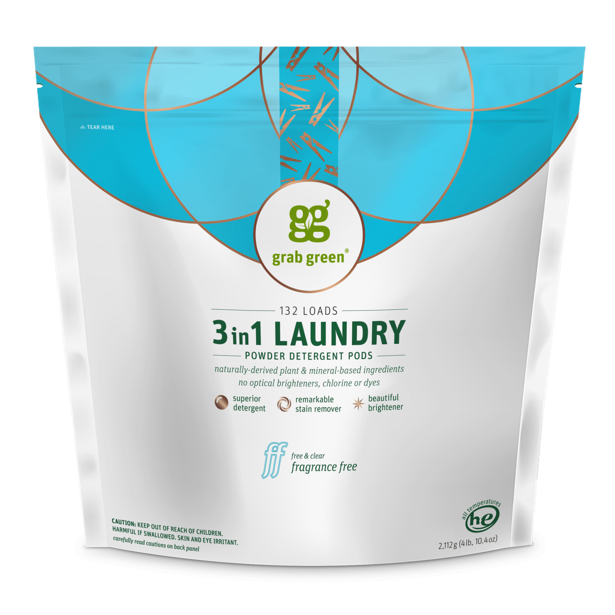 3 in 1 Laundry Detergent Pods - Free Living Co