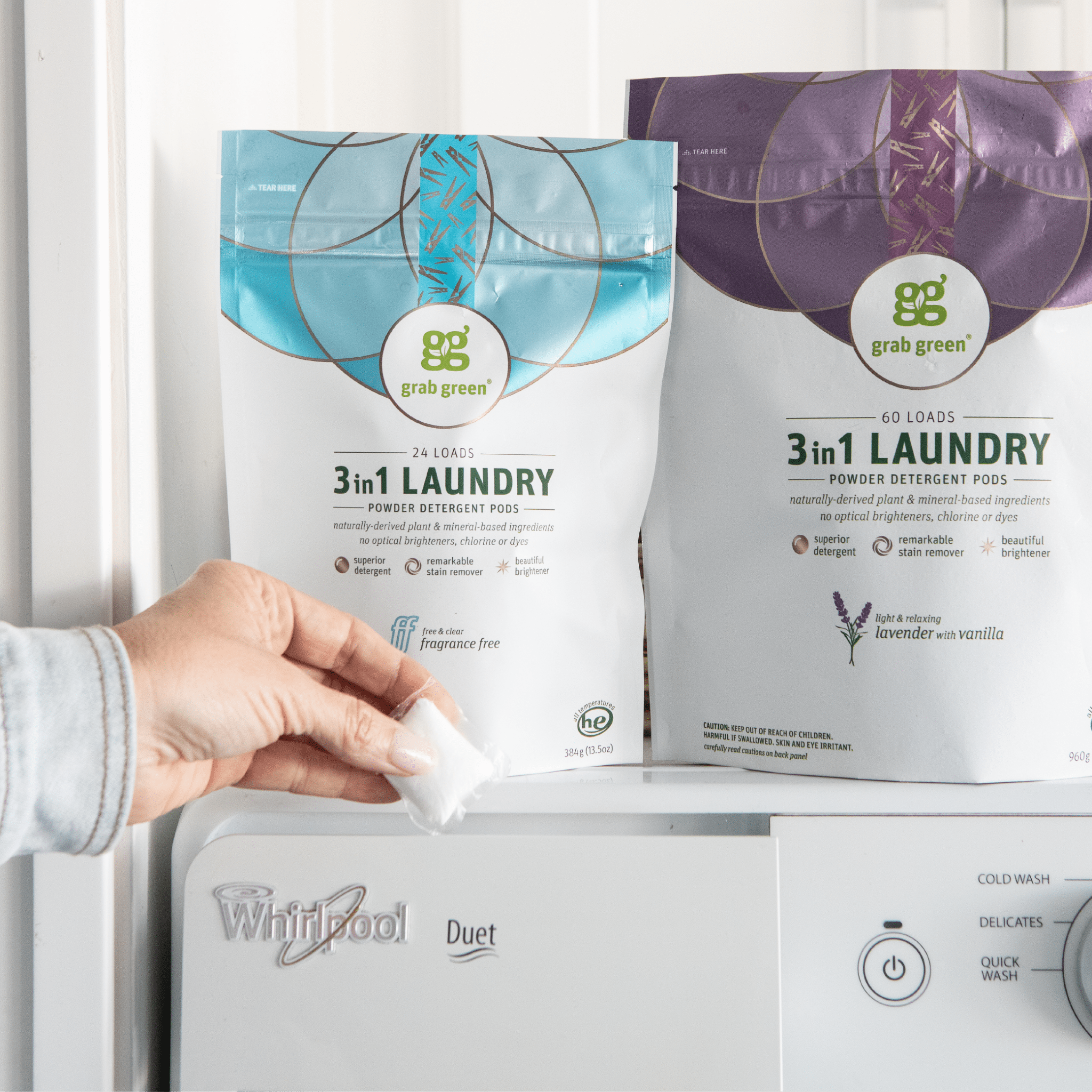 3 in 1 Laundry Detergent Pods - Free Living Co