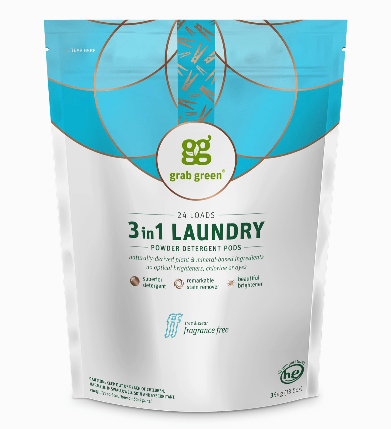 3 in 1 Laundry Detergent Pods - Free Living Co