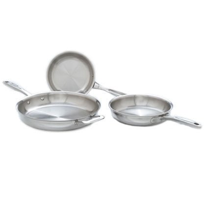 3 - Piece Fry Pan Set - Free Living Co
