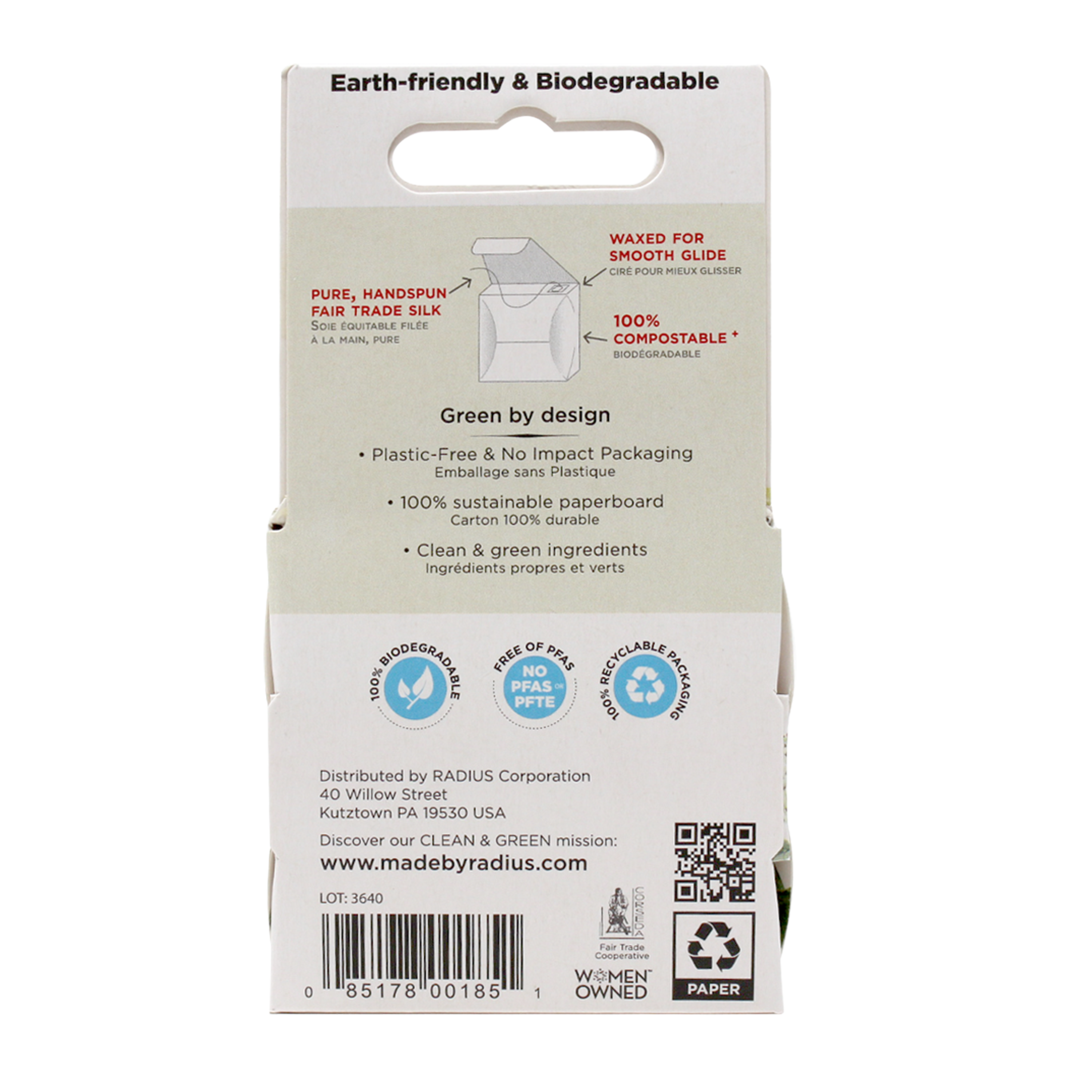 Natural Biodegradable Unscented Silk, 33yd