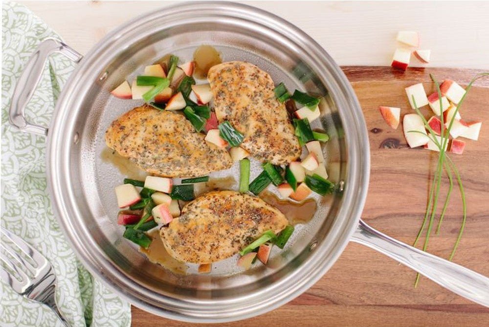 3.5 Quart Sauté Pan with Cover - Free Living Co