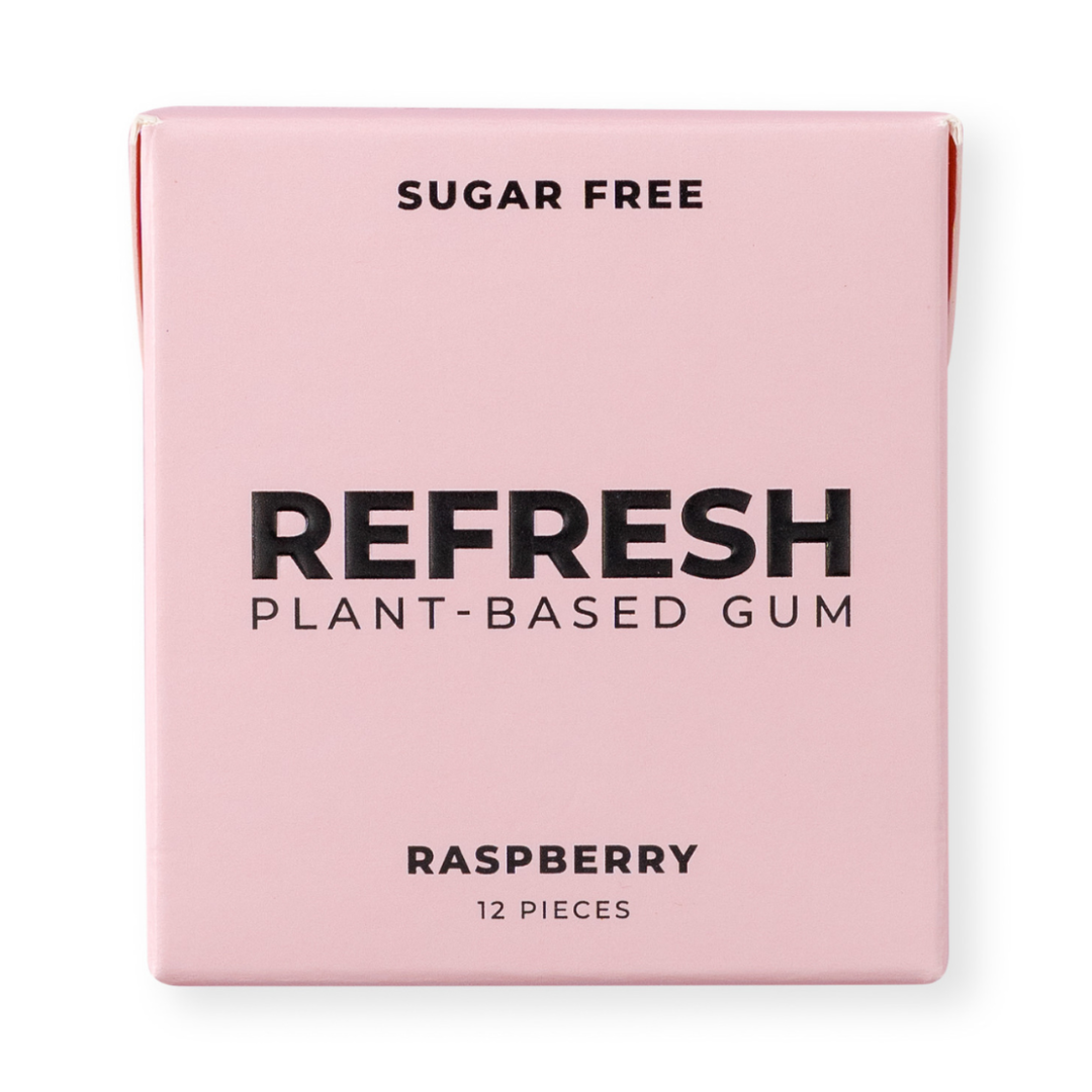 Raspberry Gum secondary angle view packaging
