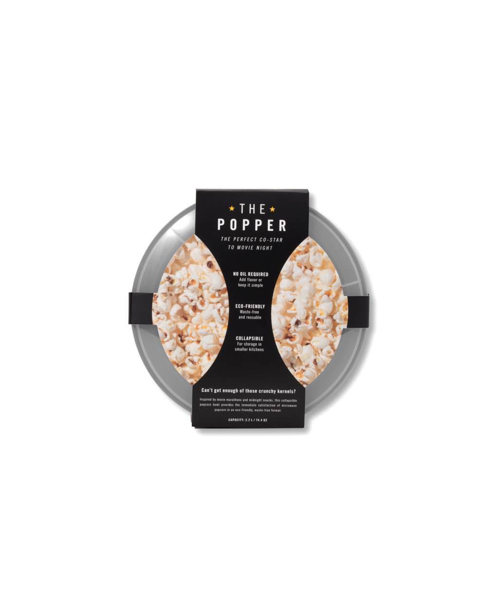 Popcorn Popper - Silicone & Reusable - Free Living Co