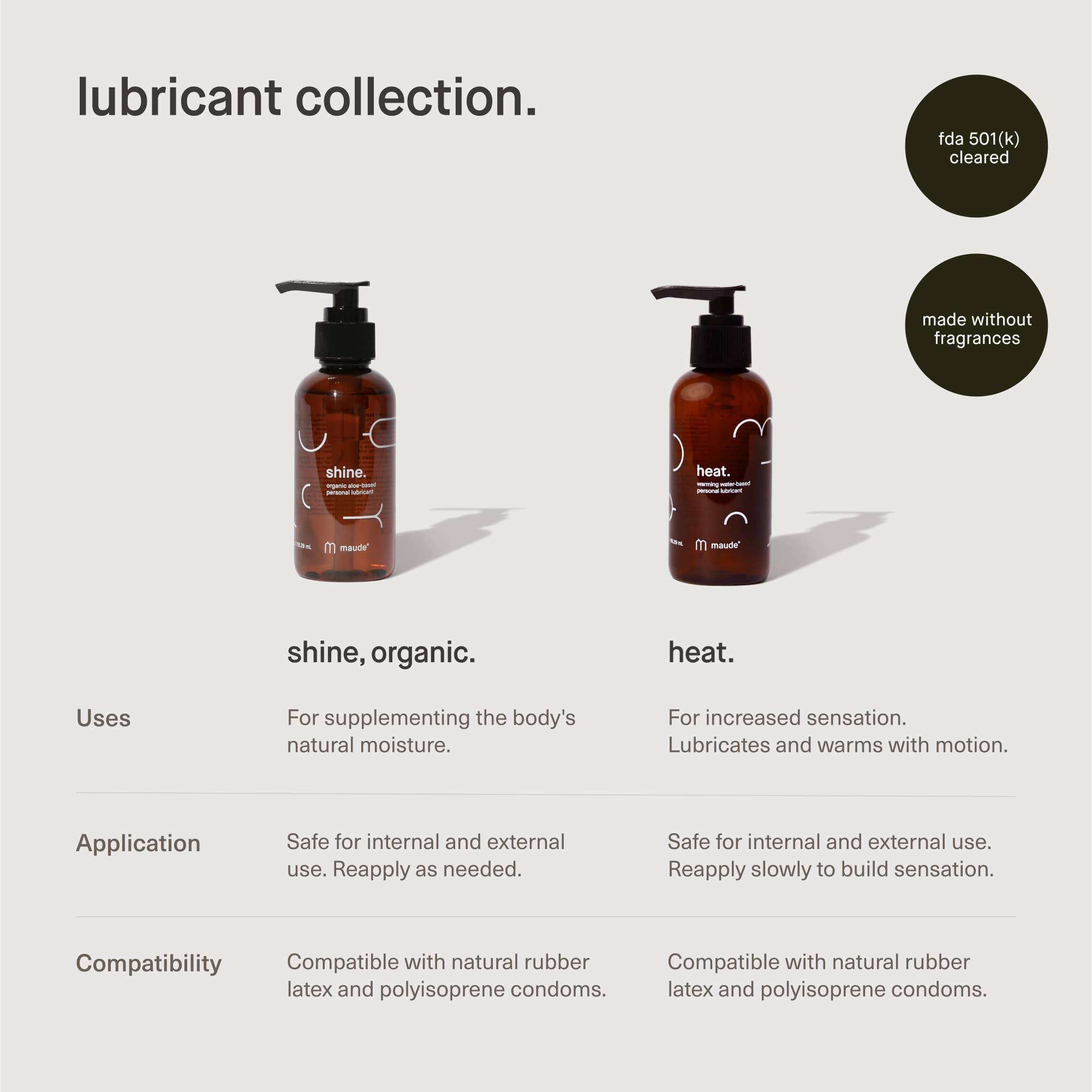 Heat- Personal Lubricant - Free Living Co