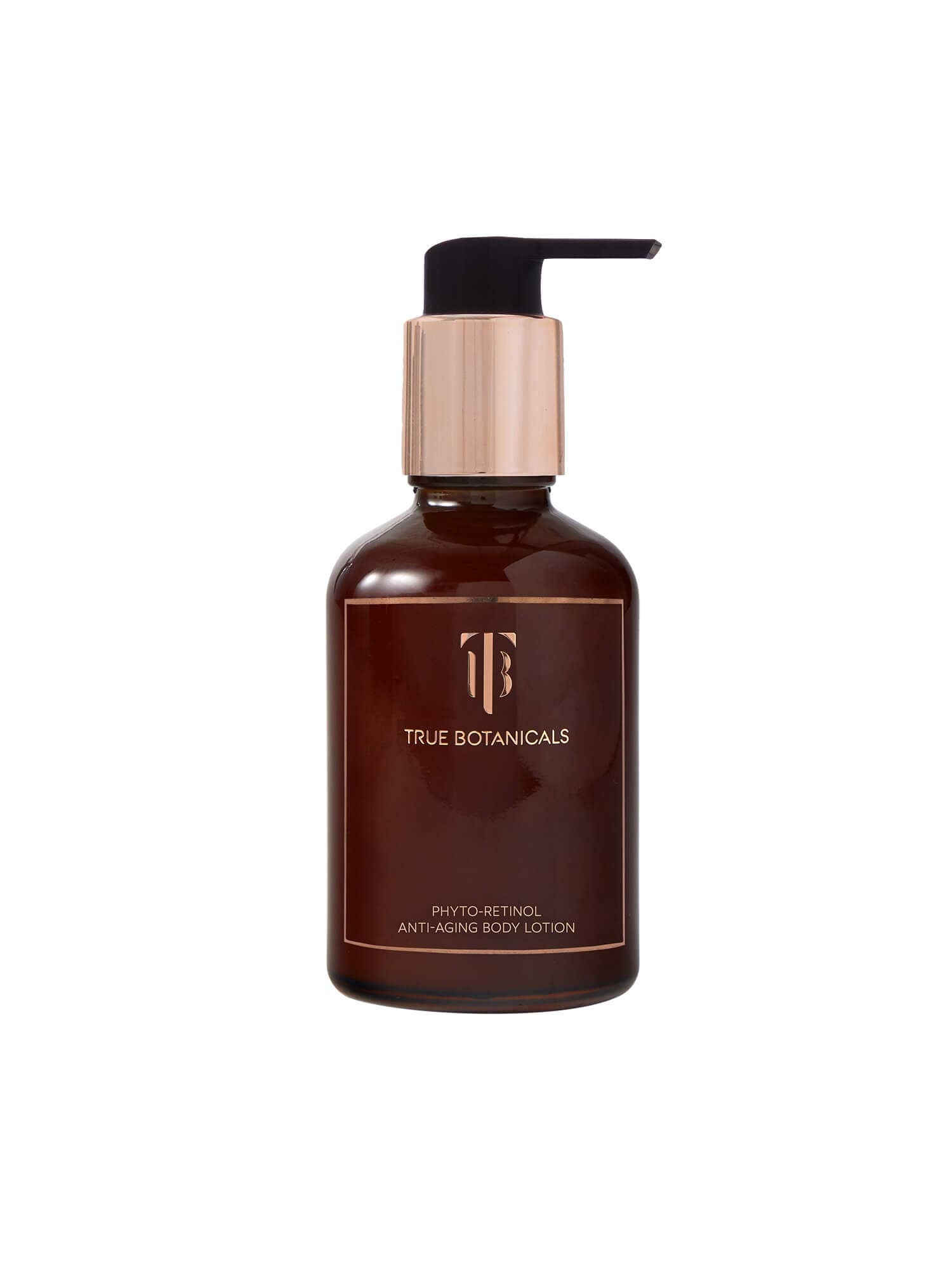 Phyto-Retinol Anti-Aging Body Lotion bottle front view plant-based retinol alternative