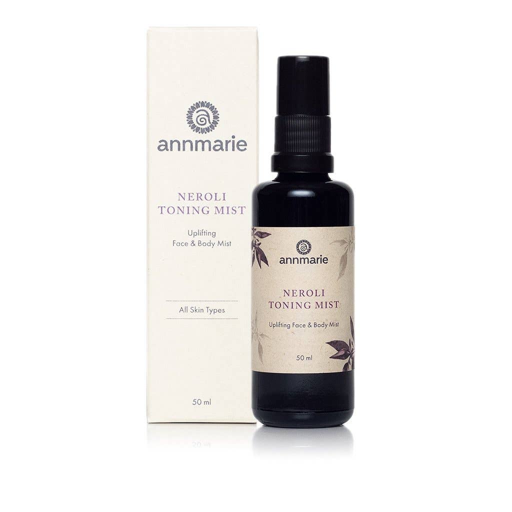 Neroli Toning Mist 50ml product front view, refreshing neroli toner spray