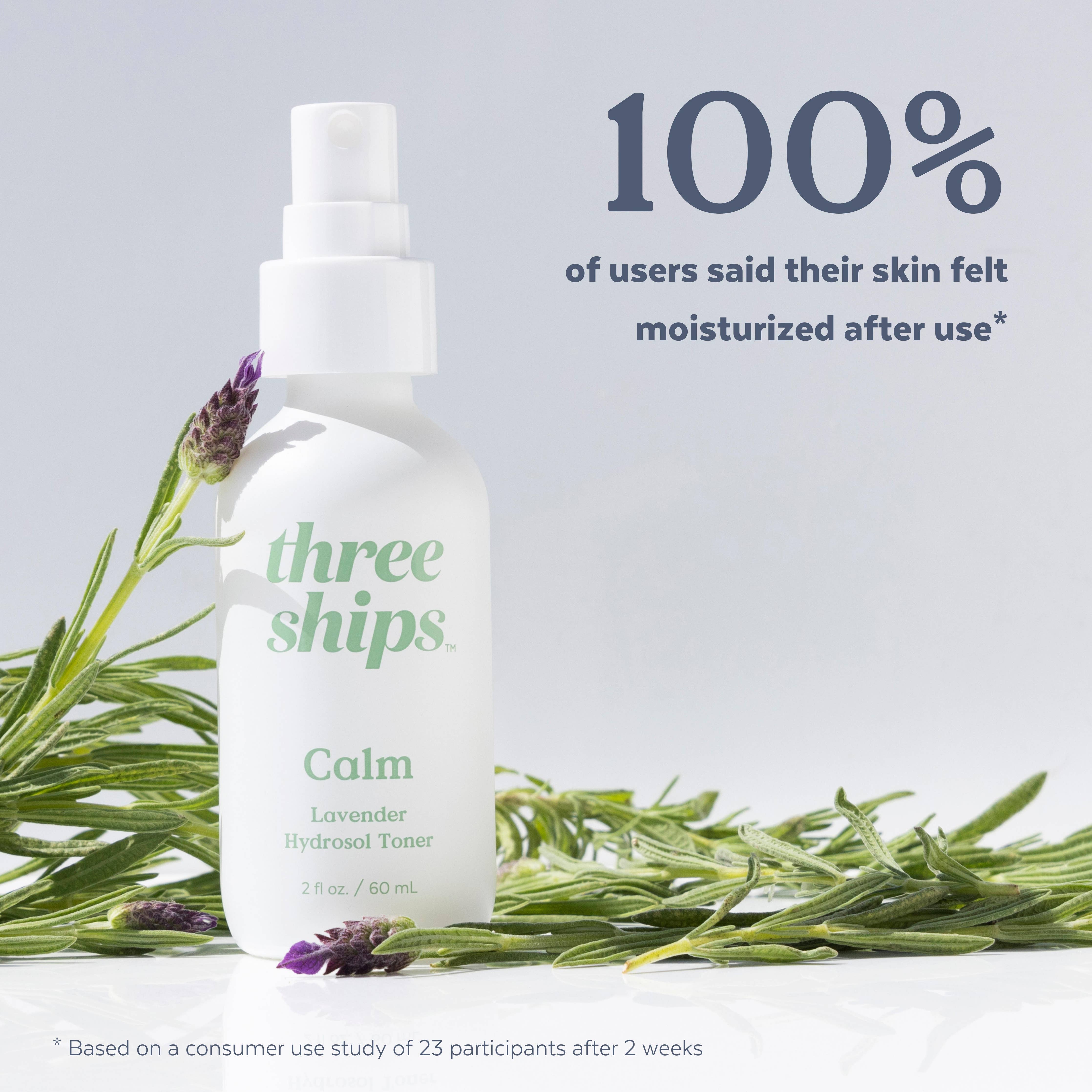 Calm Lavender Hydrosol Toner (60mL) - Free Living Co