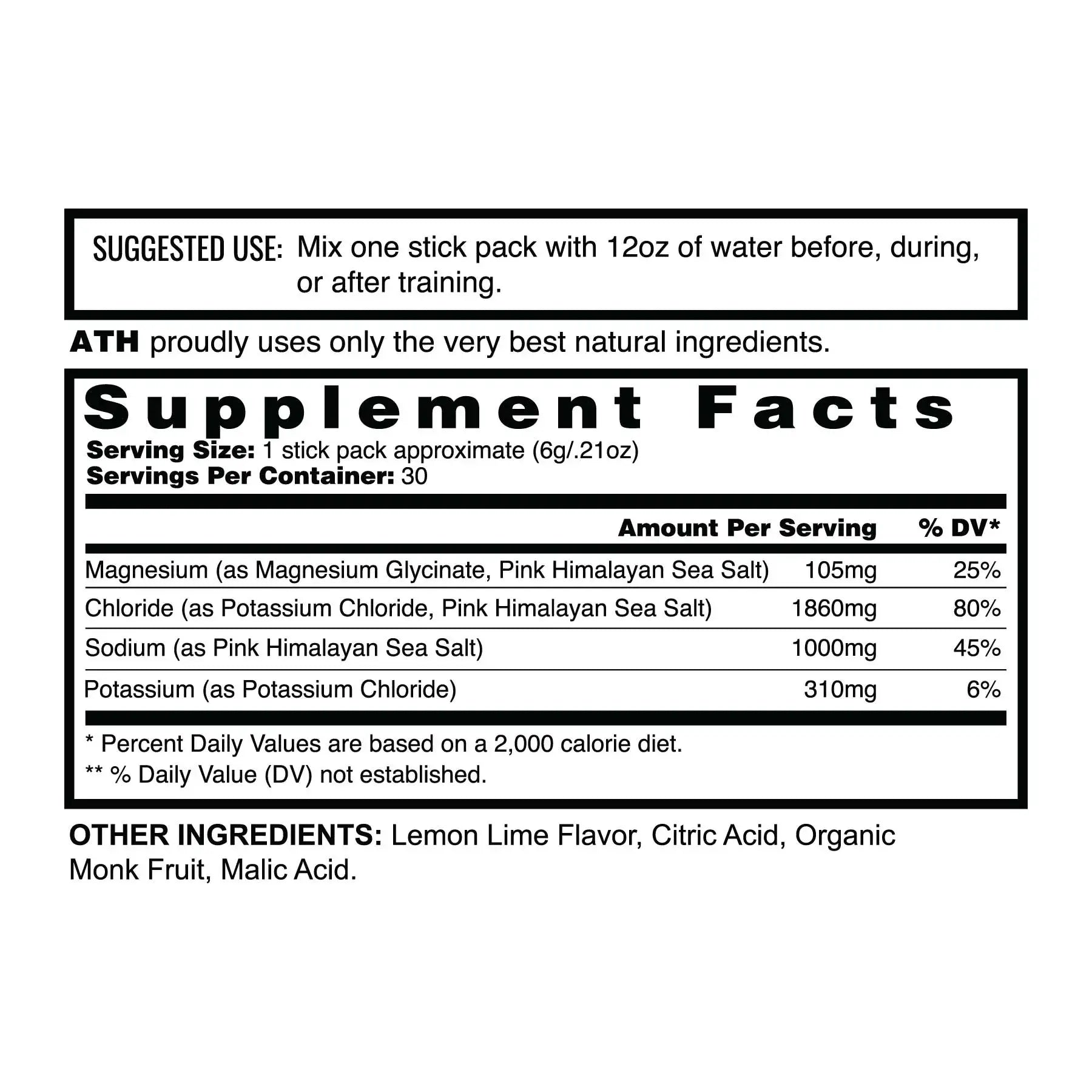 LYTES: Zero Sugar Electrolytes, 30 Servings
