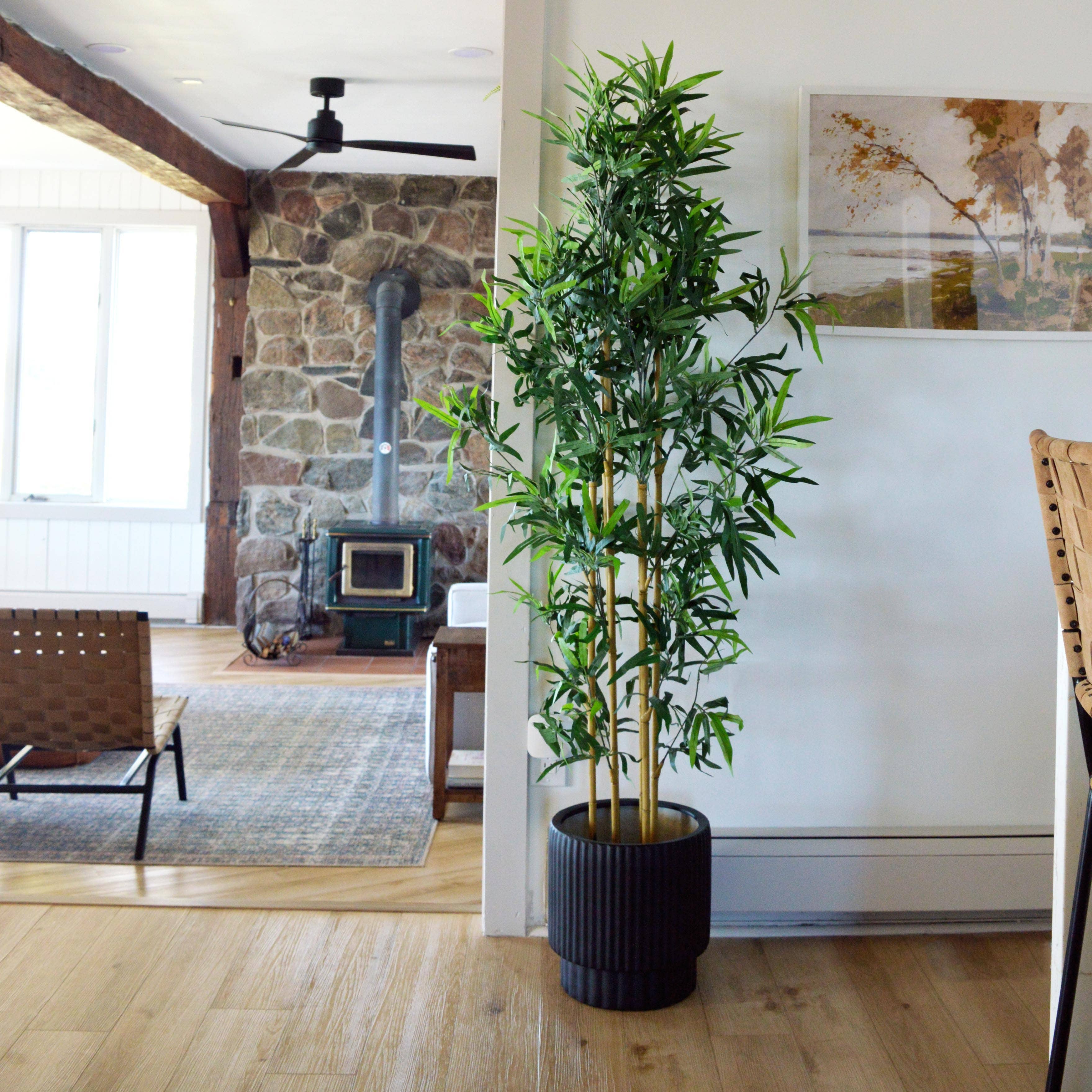 RIDGED CYLINDER POT | PLANTER