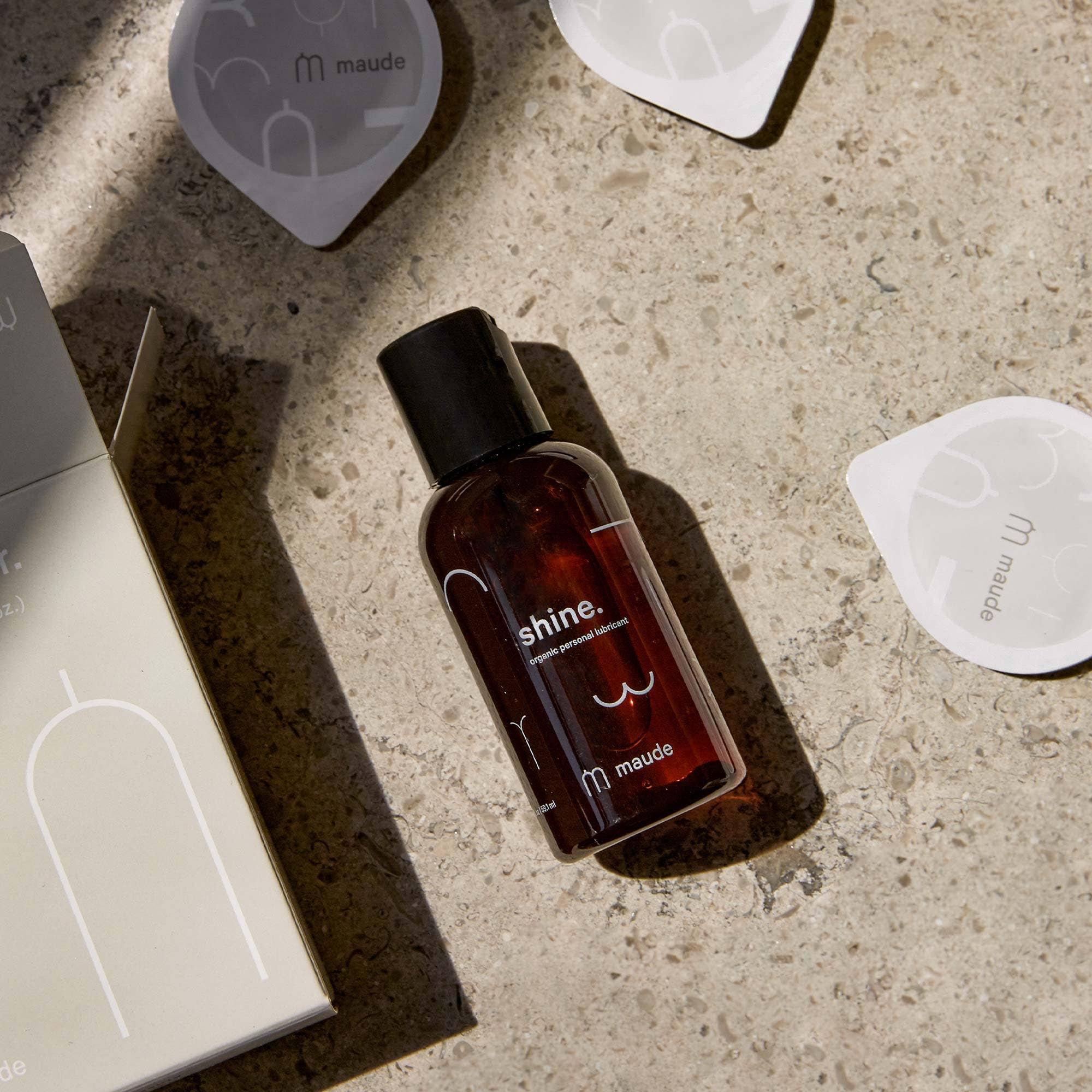 Shine - travel sized organic aloe-based lubricant