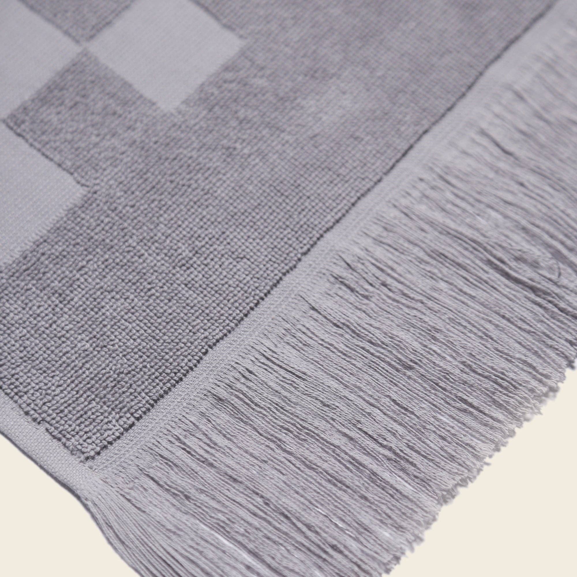 Organic Poolside Checkered Beach Towel