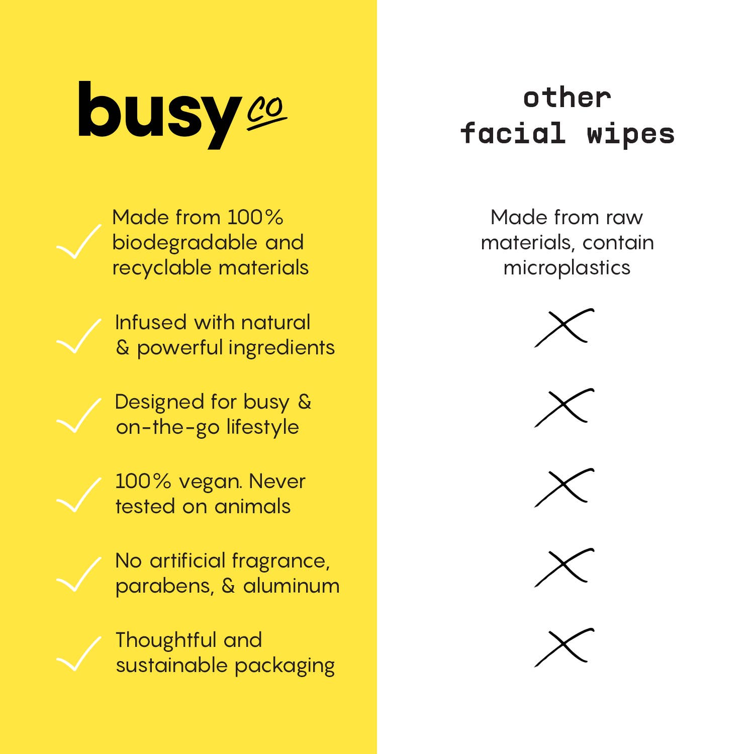 Glow Face Wipes with Hyaluronic Acid & Vitamin C