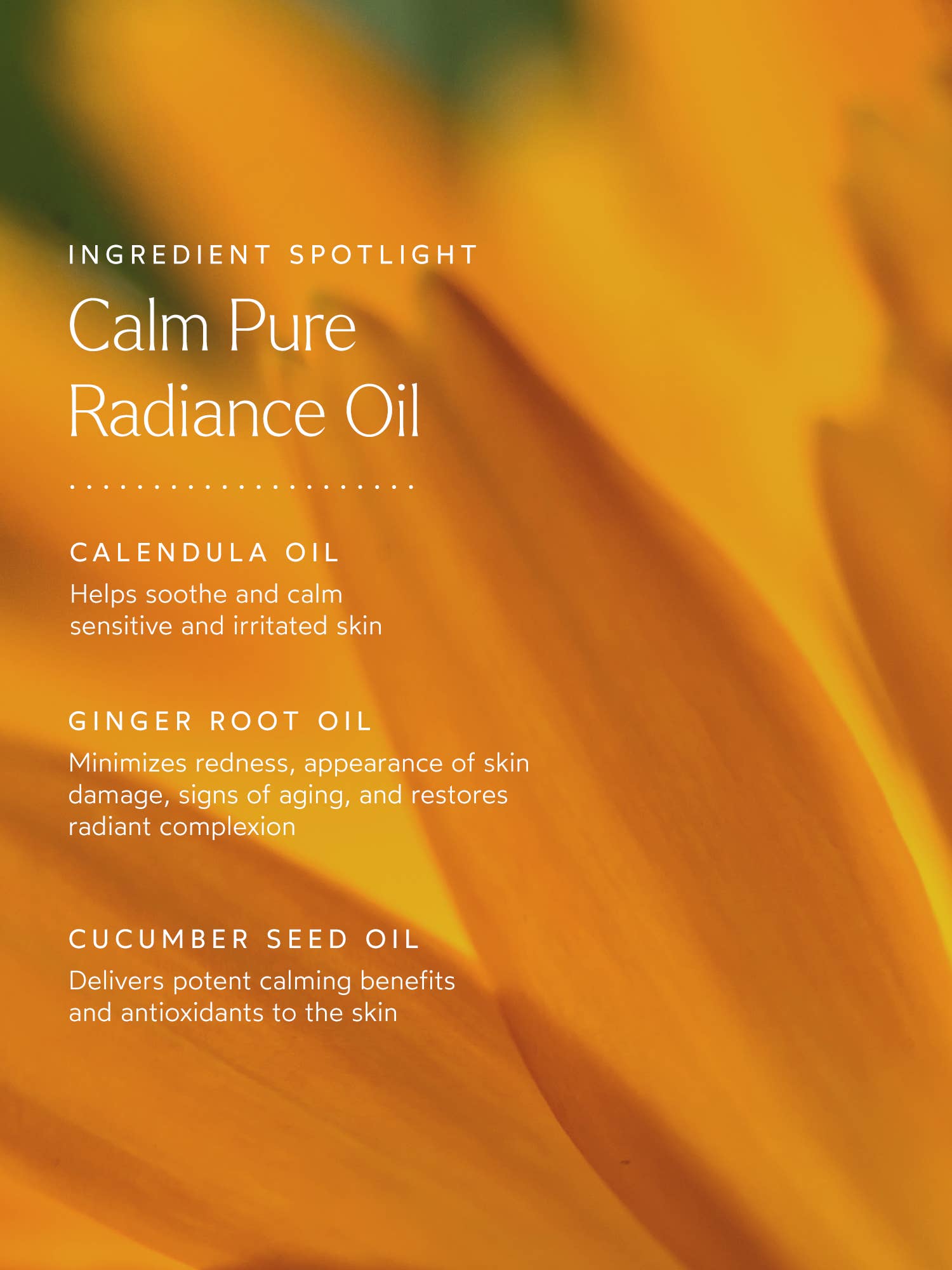 Calm Pure Radiance Oil