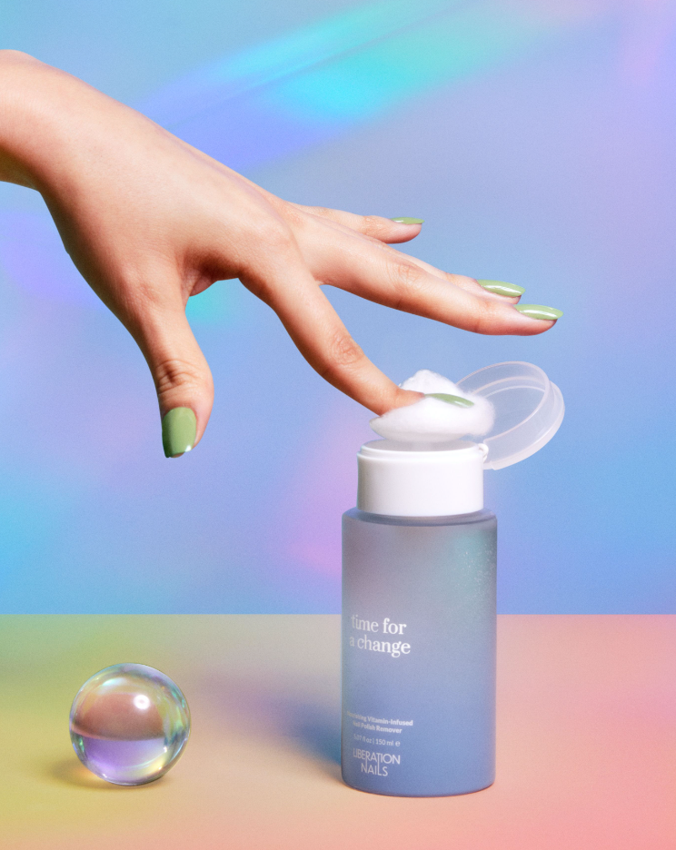 Time for a Change Nail Polish Remover + Reusable Dispenser