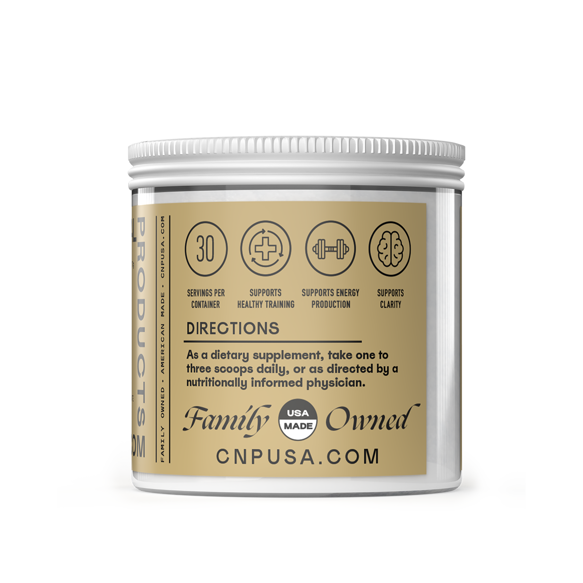 Creatine Monohydrate Powder directions of use panel