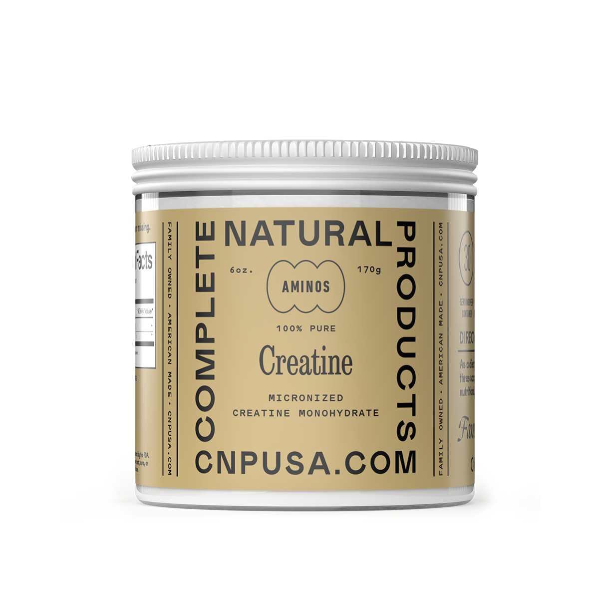 Creatine Monohydrate Powder 2025 front bottle label sports performance supplement