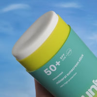 Sunly Mineral Sunscreen Stick SPF 50 ingredients panel adult unscented formula