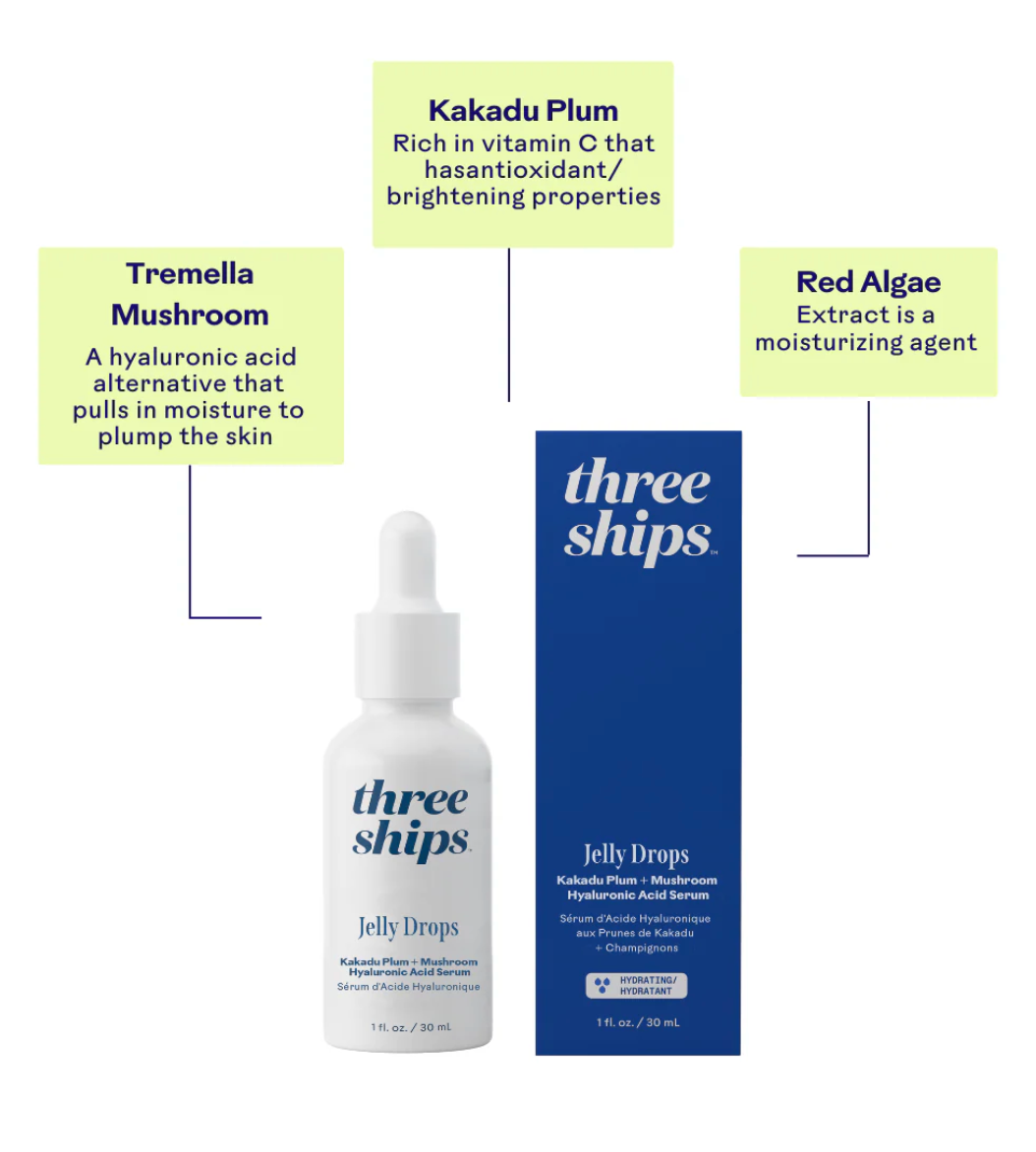 Dew Drops -> Jelly Drops Mushroom Kakadu Plum + Mushroom Hyaluronic Acid Serum