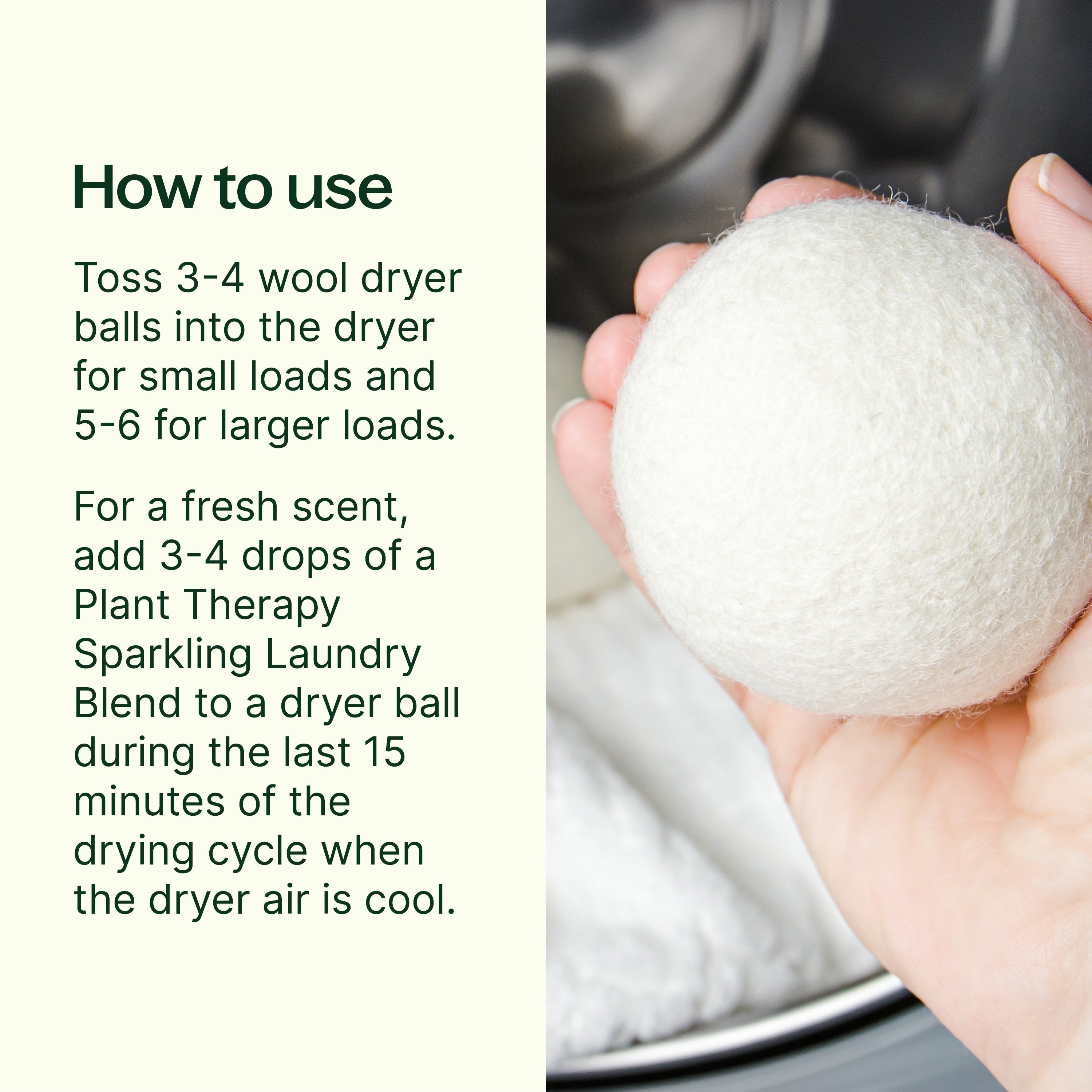 Wool Dryer Balls - 6 pack