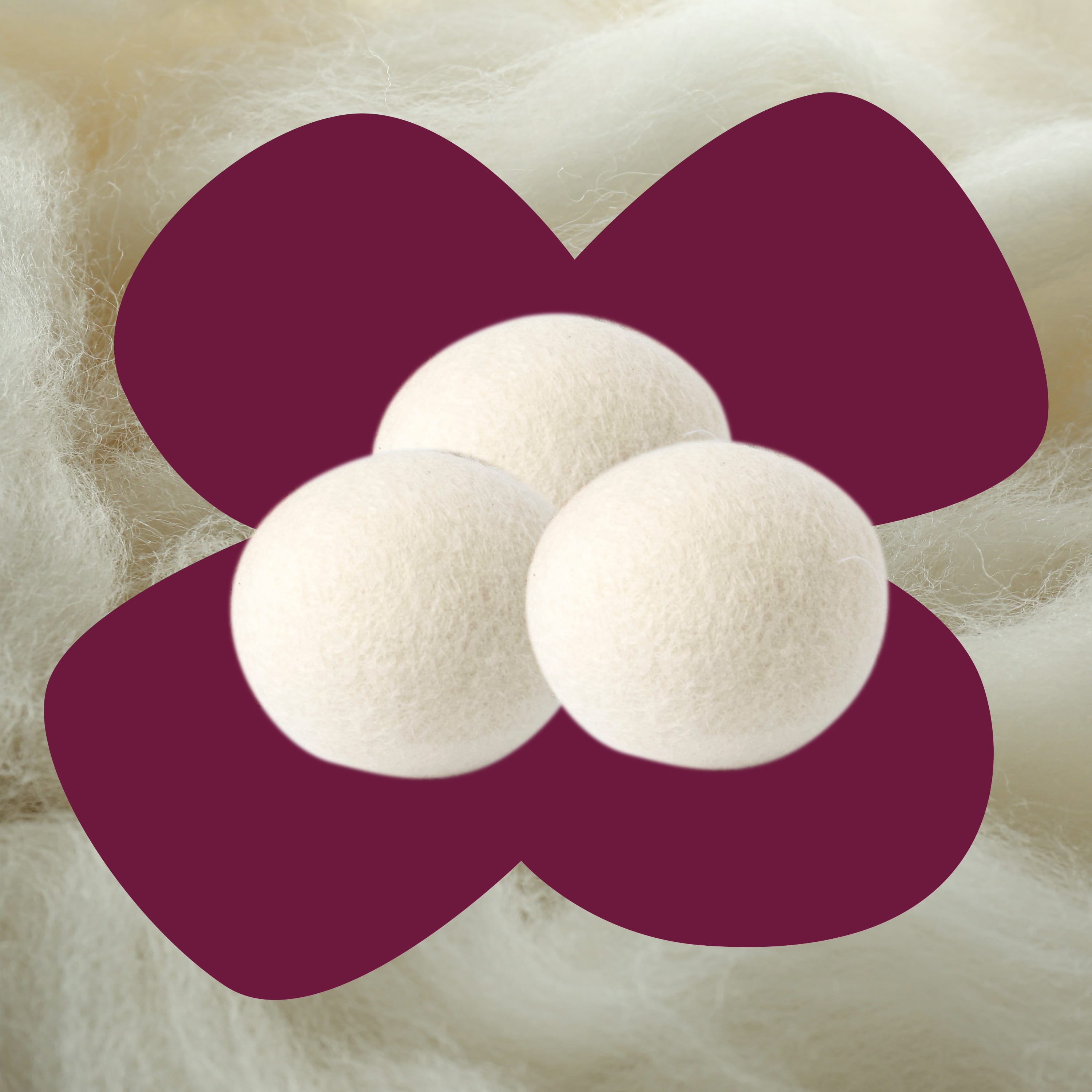 Wool Dryer Balls - 6 pack