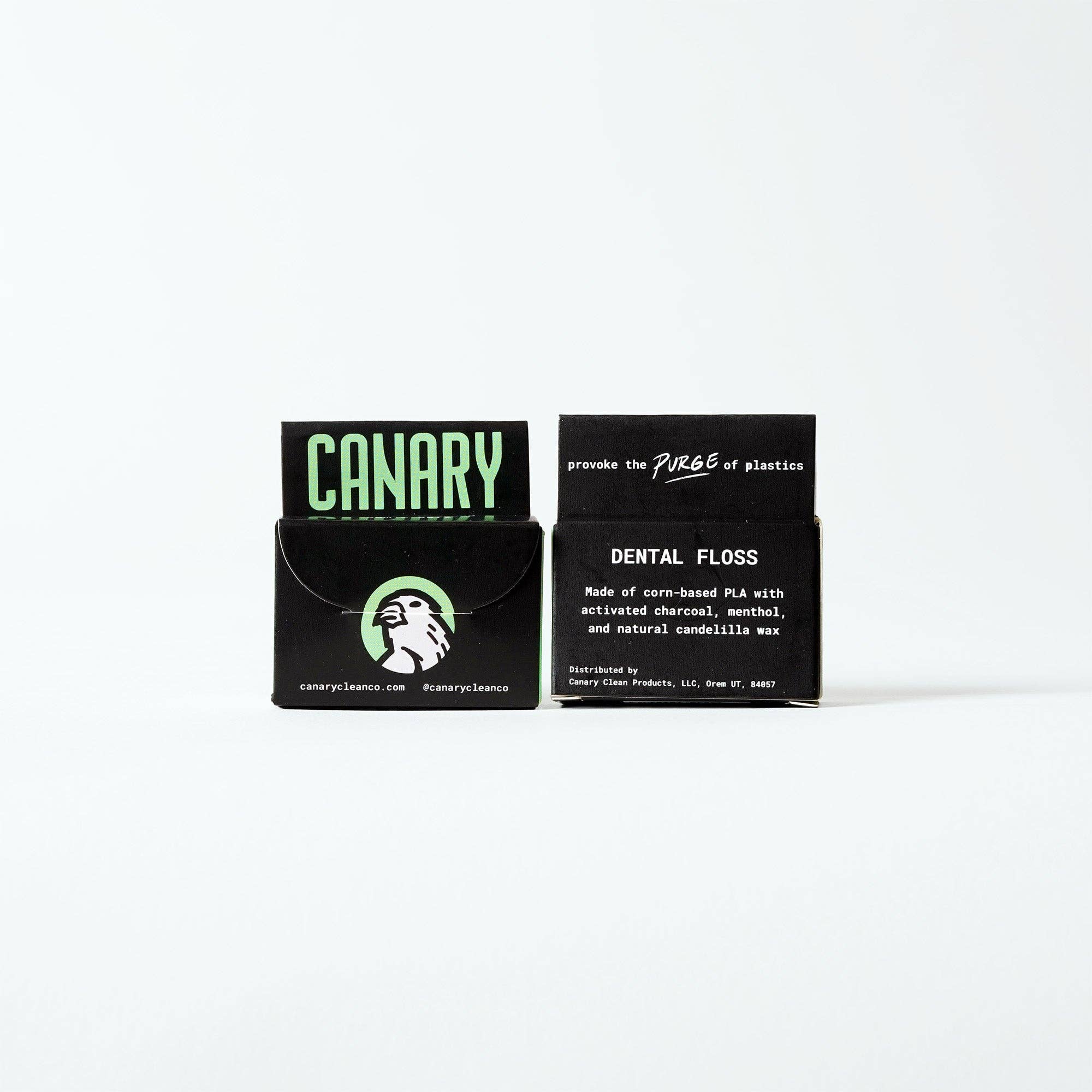 Dental Floss - Charcoal Mint - Plastic-Free and Vegan