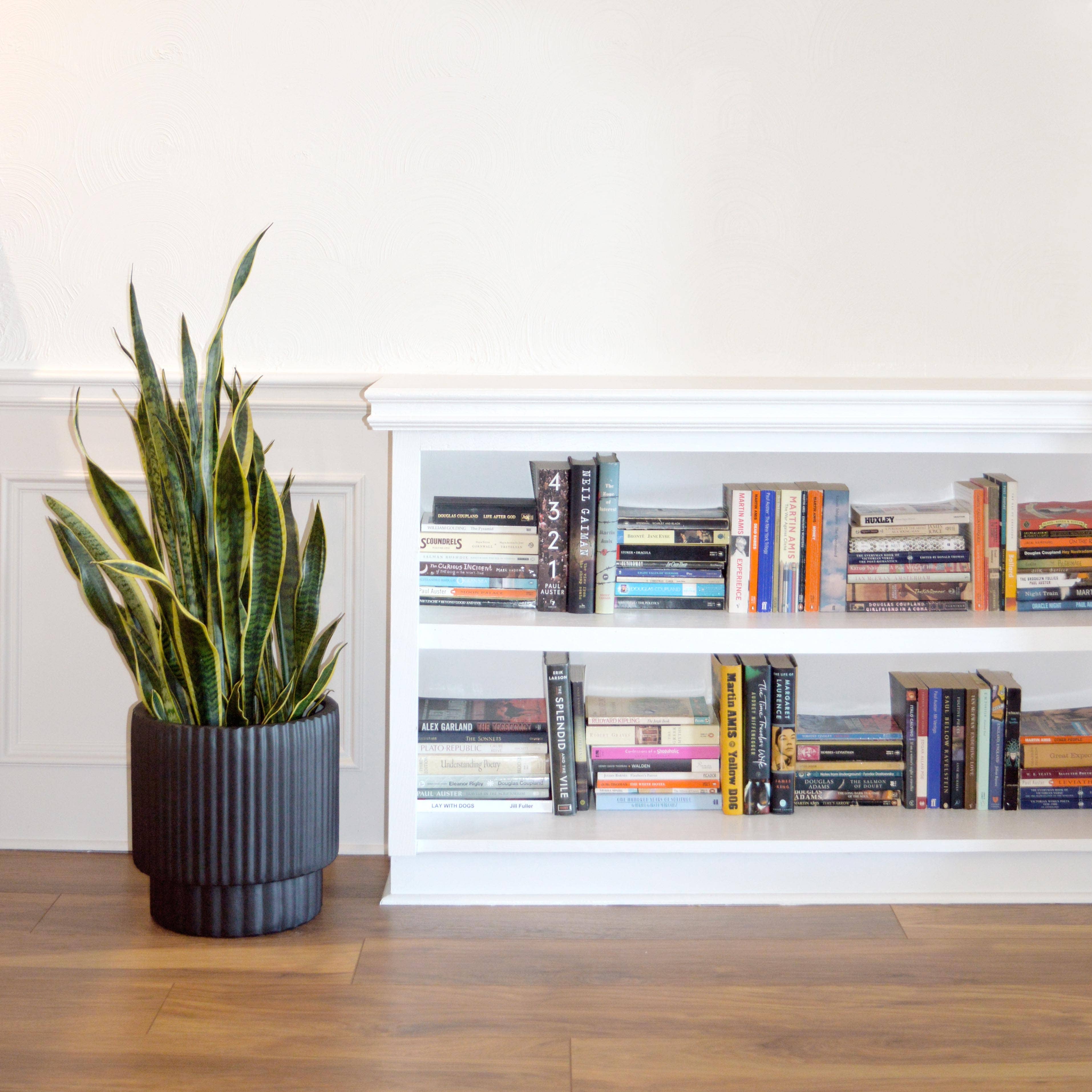RIDGED CYLINDER POT | PLANTER