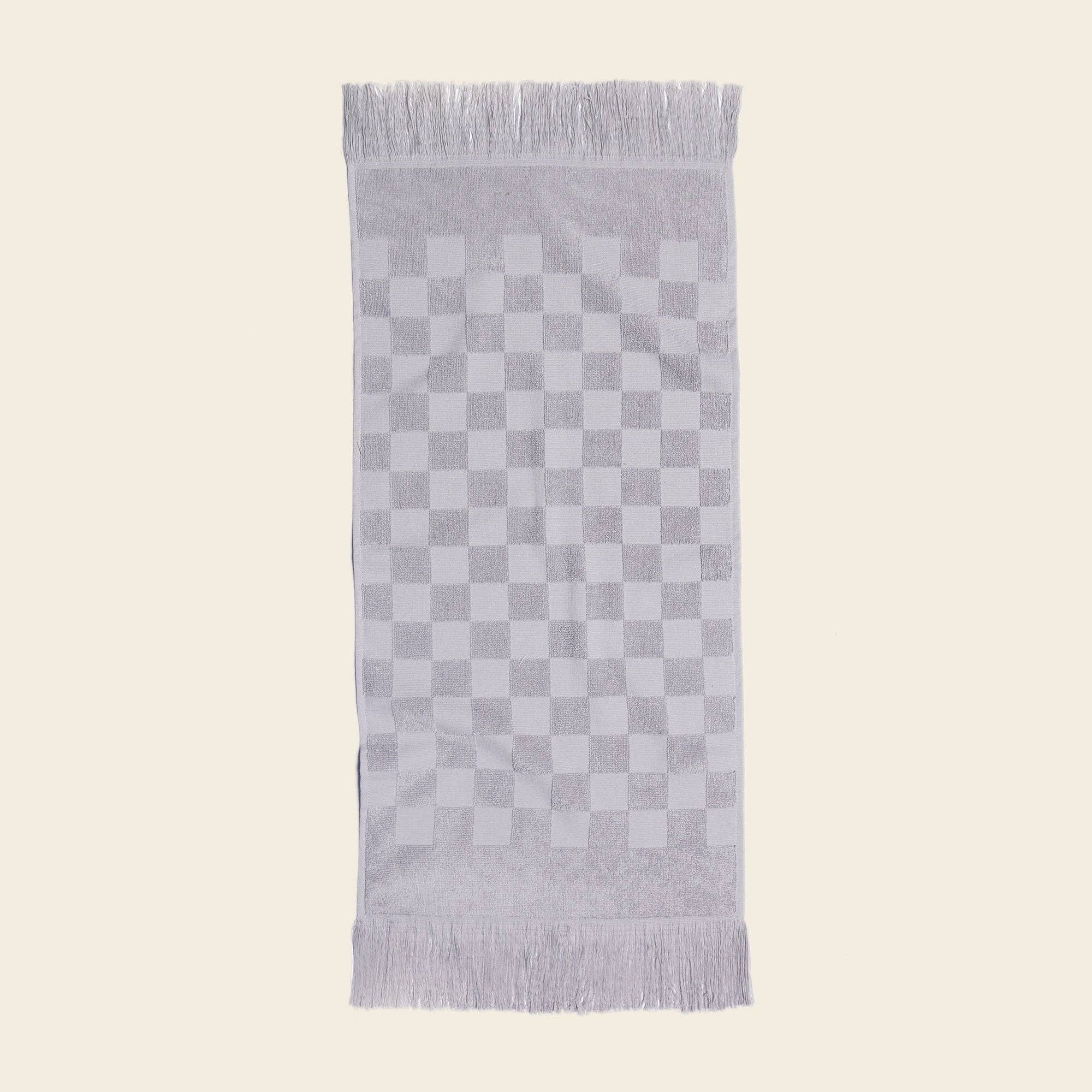 Organic Checkered Hand Towel