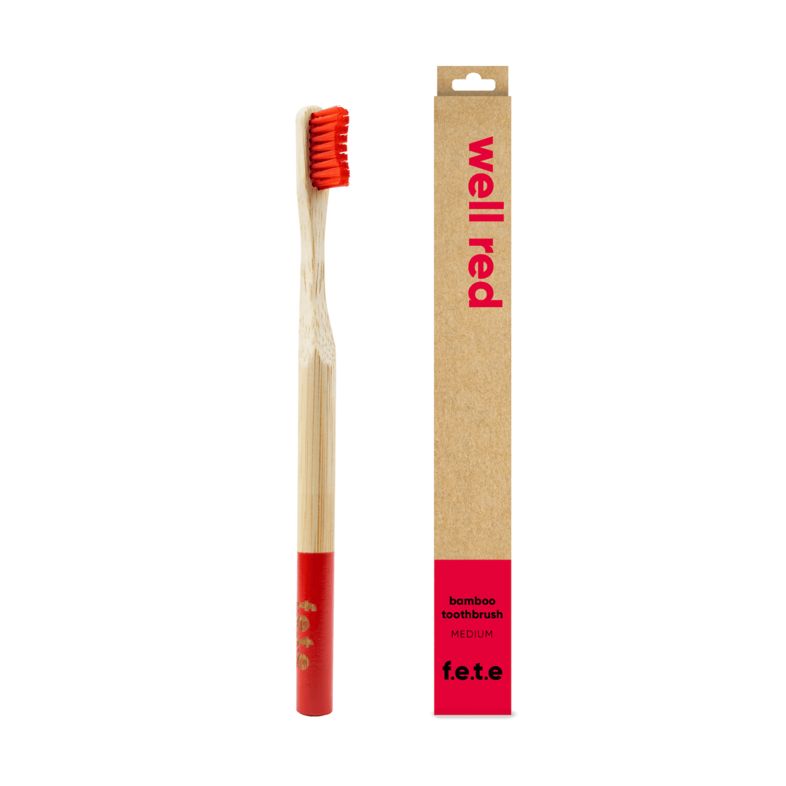Bamboo Toothbrush - Medium - Free Living Co