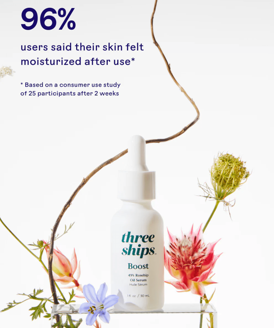 Boost 49% Rosehip Oil Serum - Free Living Co