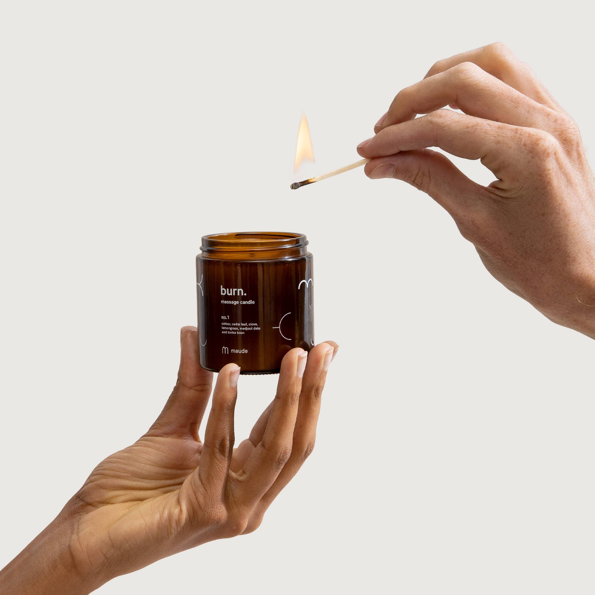 Burn no. 1 - skin-softening massage candle