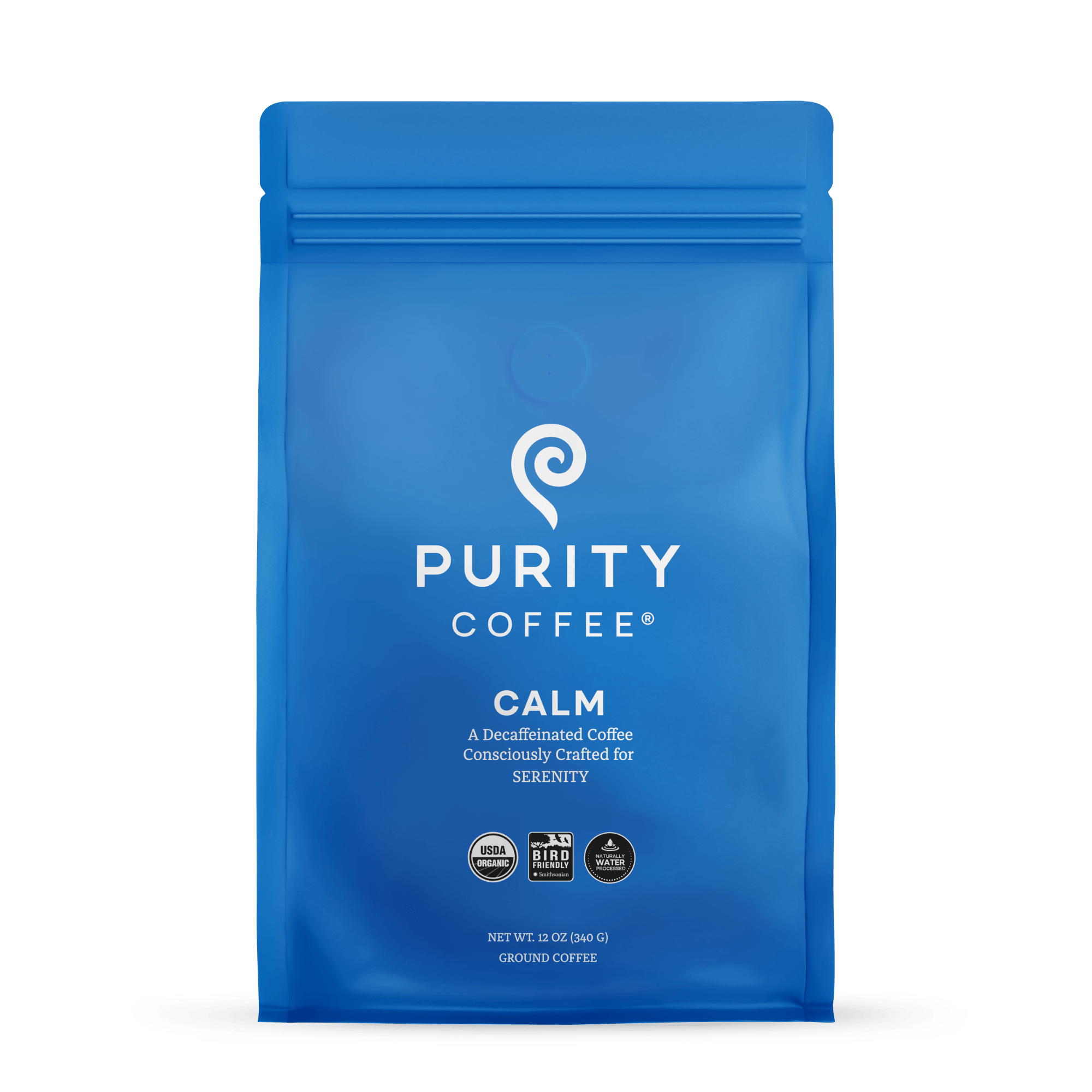 CALM: Decaf Ground Coffee - Free Living Co