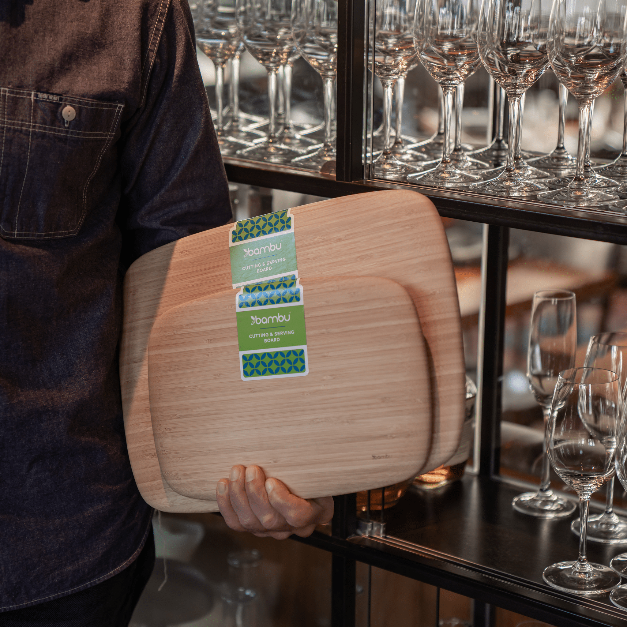 Classic Bamboo Cutting and Serving Board - Free Living Co