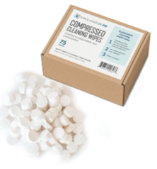 Compressed Expandable Dry Wipes - Free Living Co