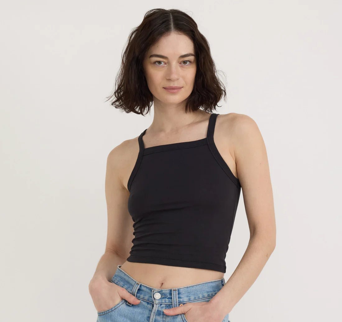 Core Play High - Neck Top - Organic Cotton - Free Living Co