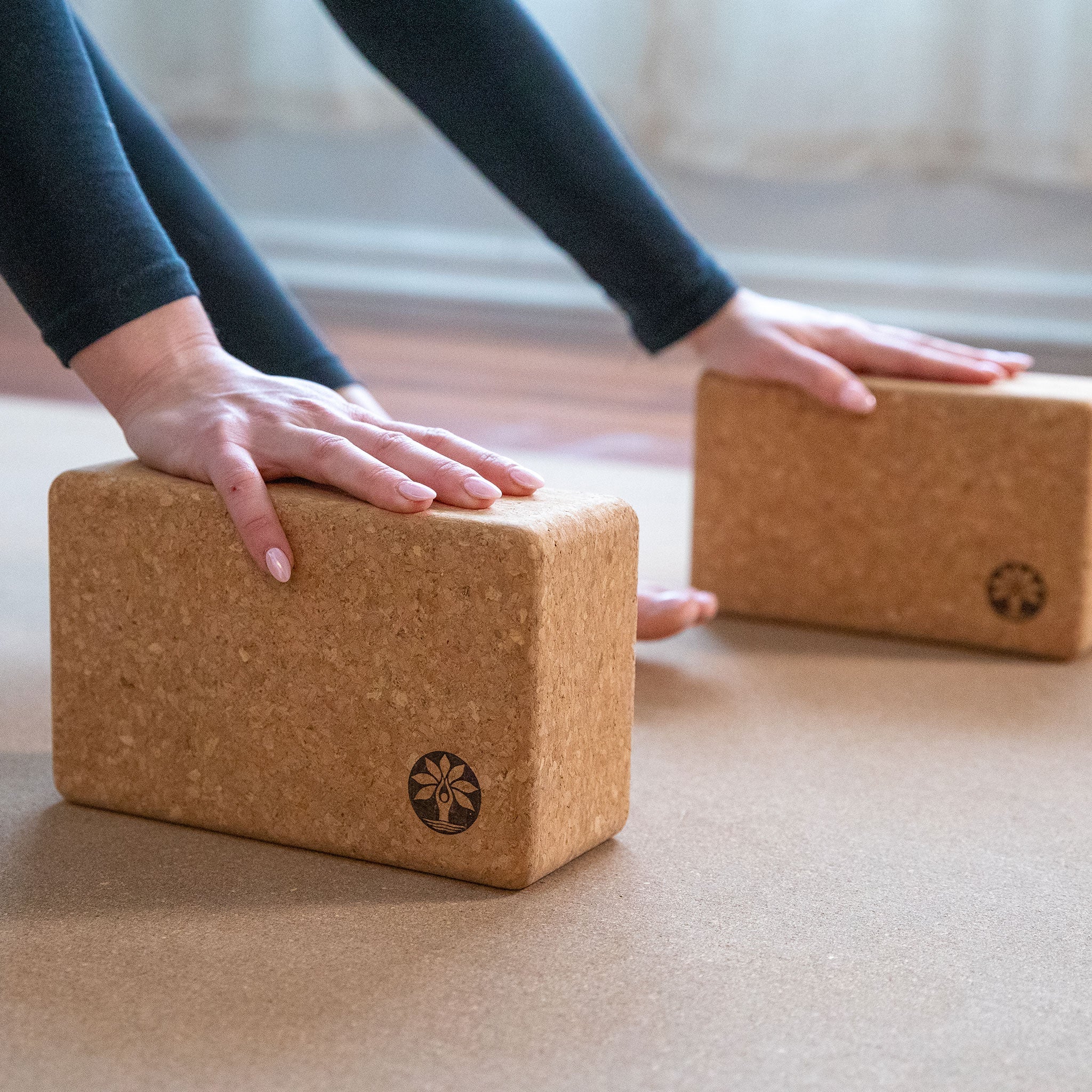 Cork Yoga Block Set - Free Living Co