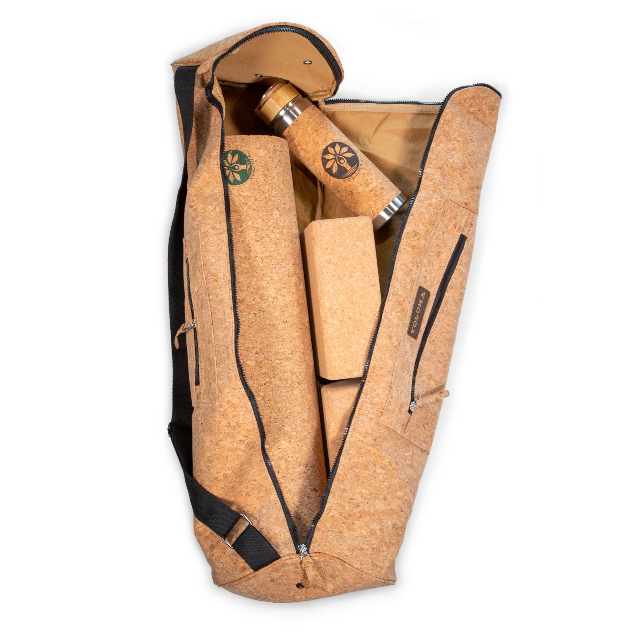 Cork Yoga Mat Carrier Plus - Free Living Co