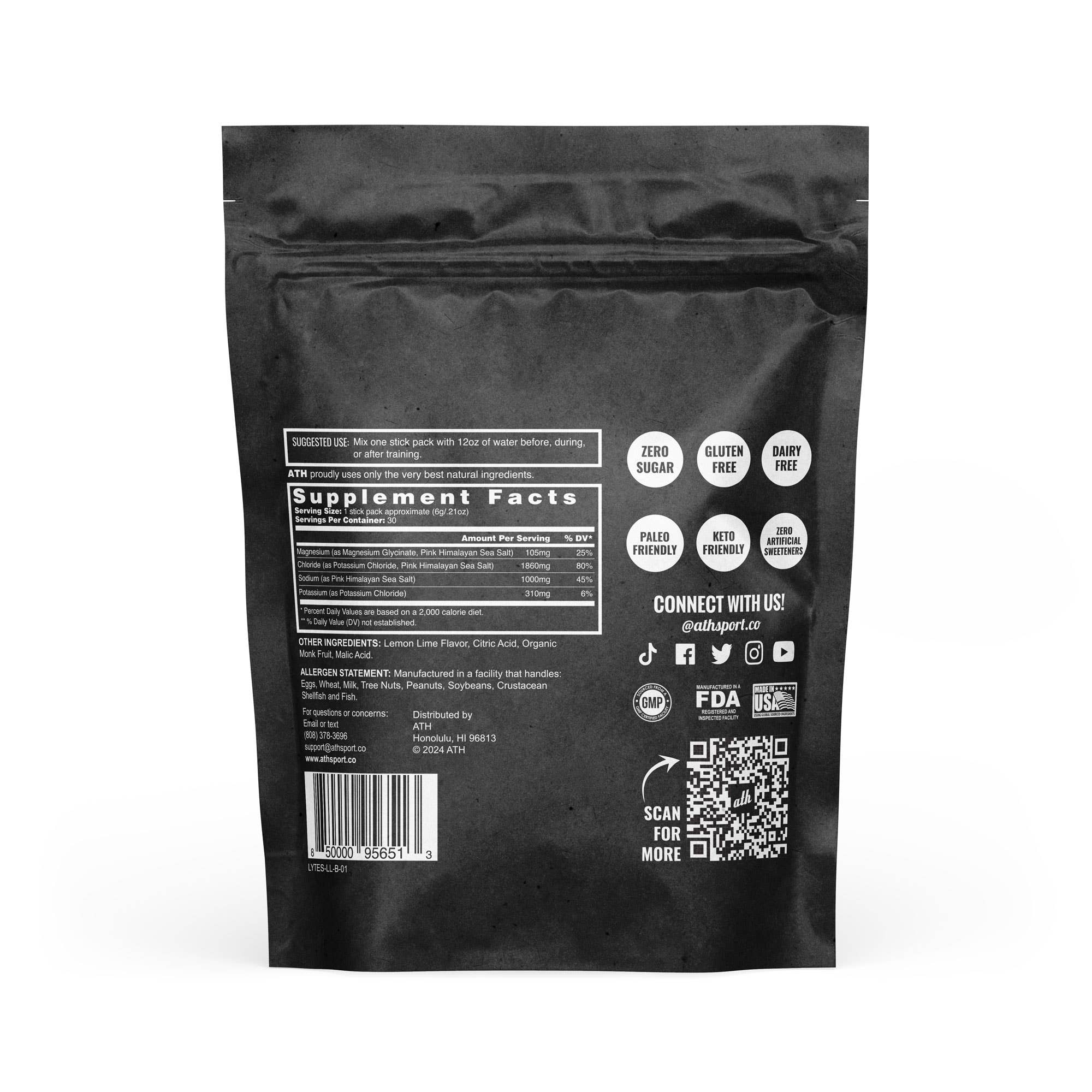 LYTES: Zero Sugar Electrolytes, 30 Servings