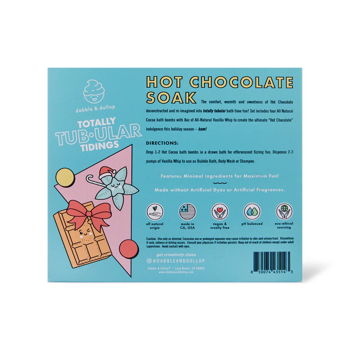 Dabble & Dollop Totally Tub - ular Hot Chocolate Soak - Free Living Co