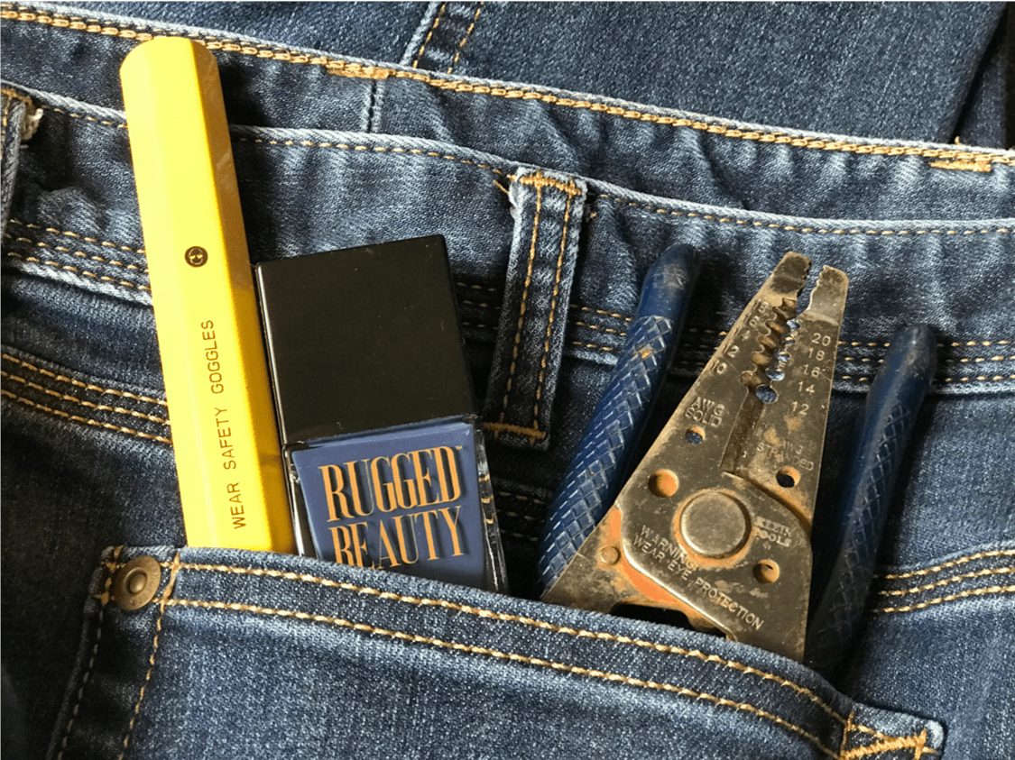 Denim Jeans Blue Nail Polish - Free Living Co
