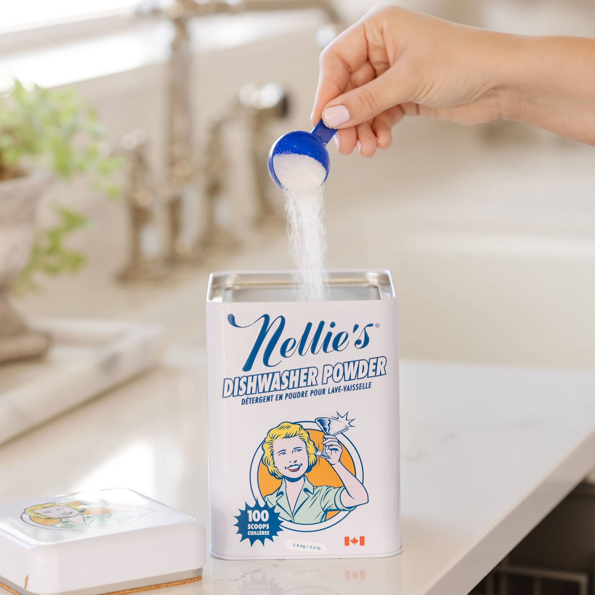 Dishwasher Powder - 100 Scoop Tin - Free Living Co