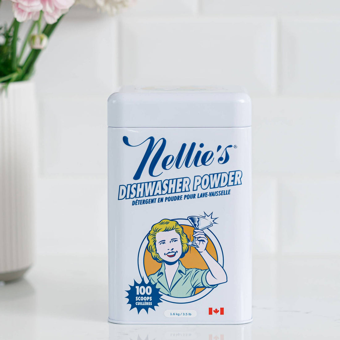 Dishwasher Powder - 100 Scoop Tin - Free Living Co