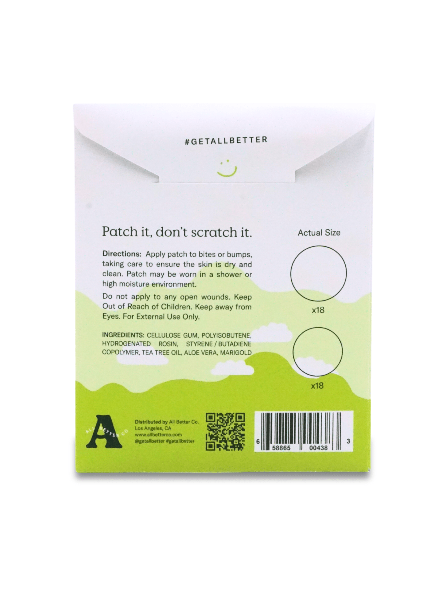 Don't Scratch That - Anti - Itch Patches - Free Living Co