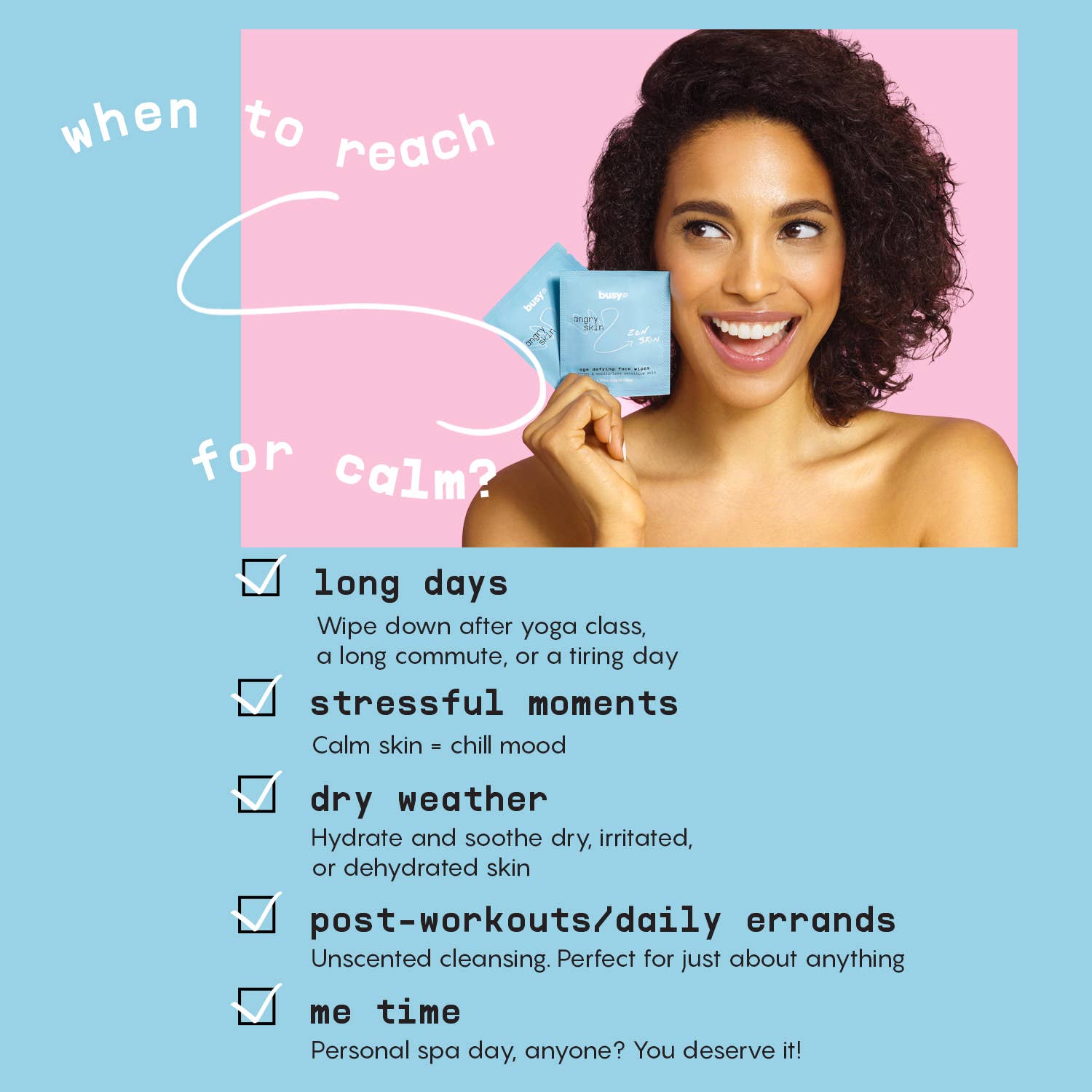 Calm Face Wipes with Retinol, Squalane & Coffee