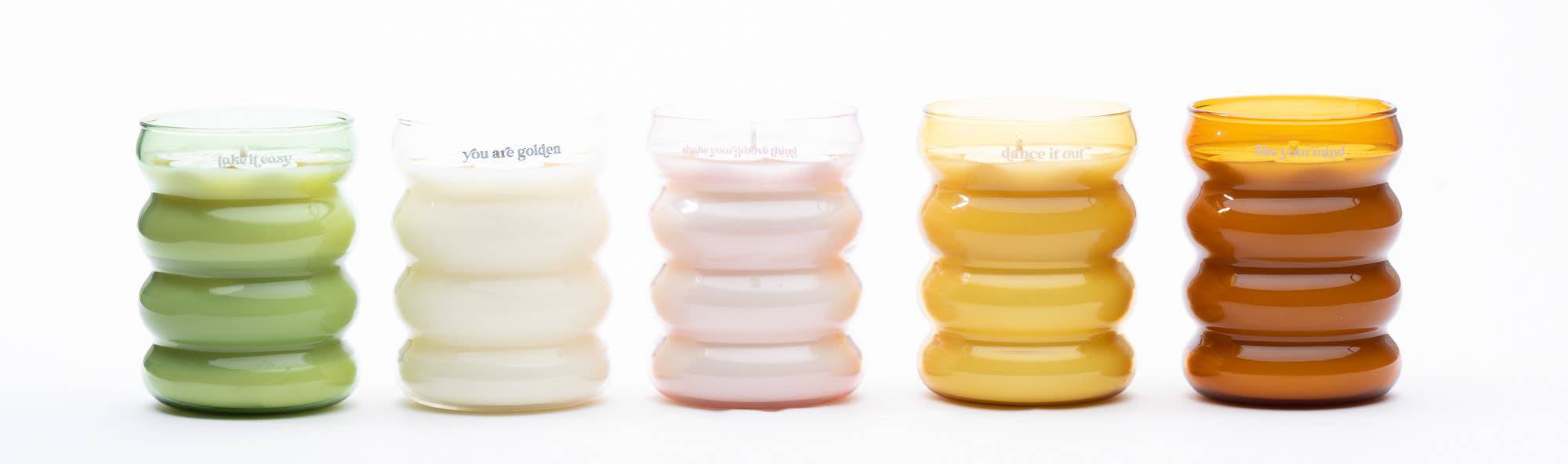 Wiggle Collection • 100% essential oil soy candle - Free Living Co