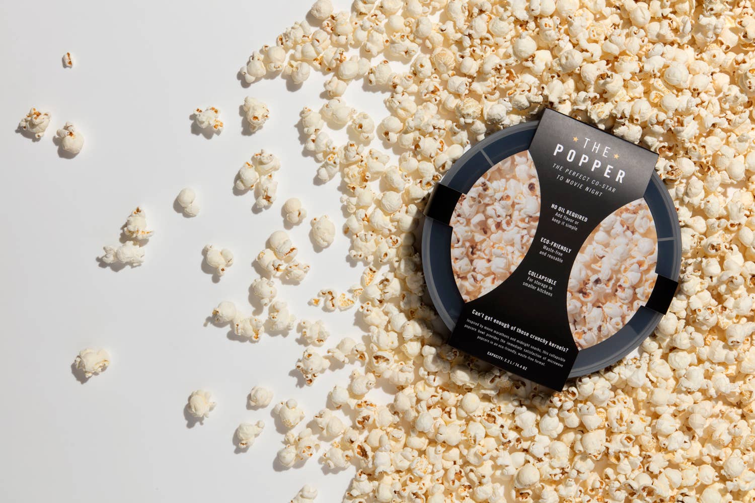 Popcorn Popper - Silicone & Reusable - Free Living Co