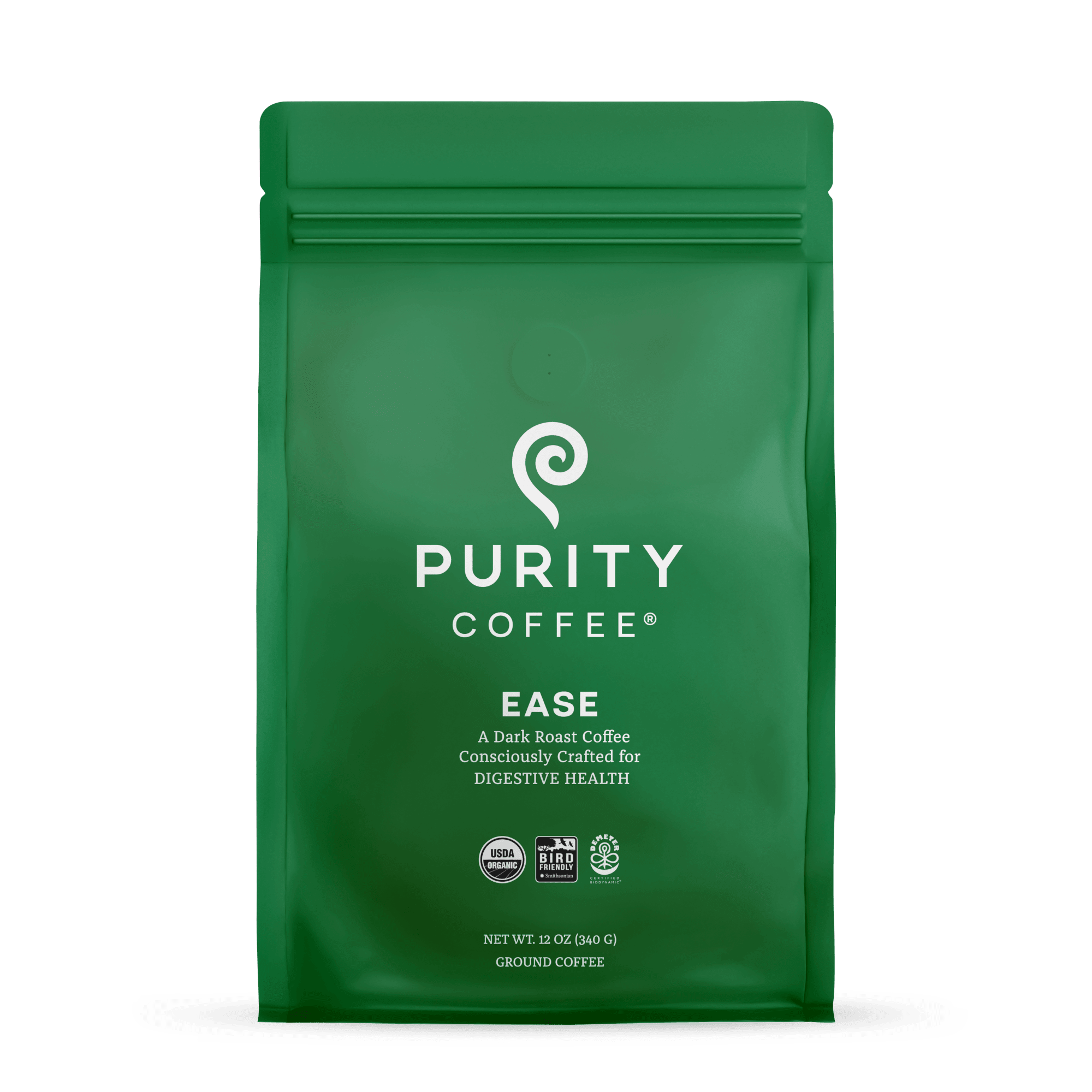 EASE: Dark Roast Ground Coffee - Free Living Co