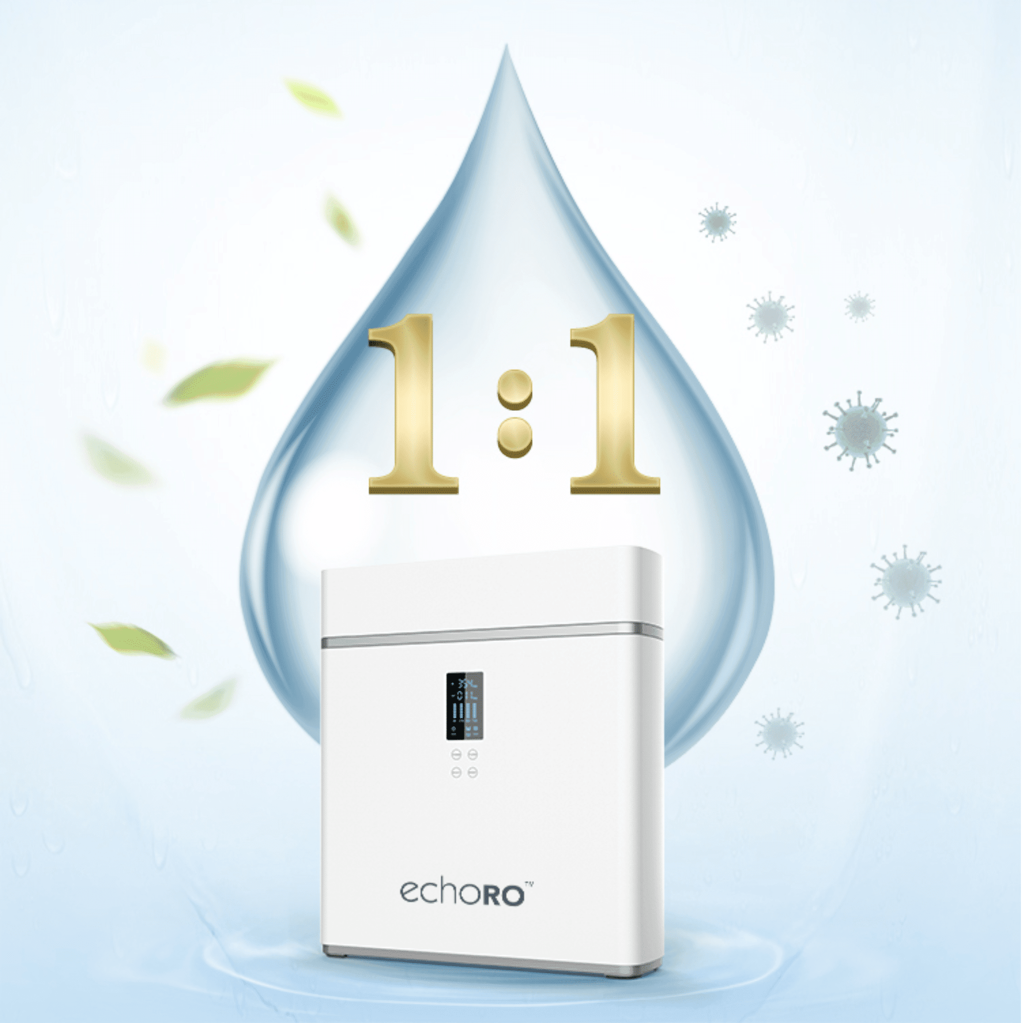 Echo RO™ Water Filter Machine (Tankless Reverse Osmosis) - Free Living Co